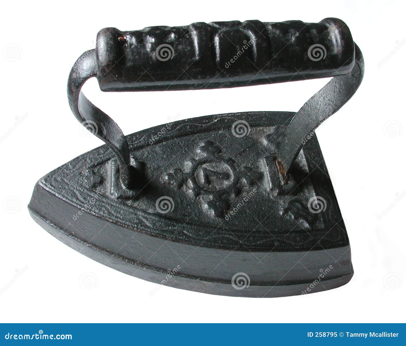 Antique coal iron stock image. Image of ancient, background 258795