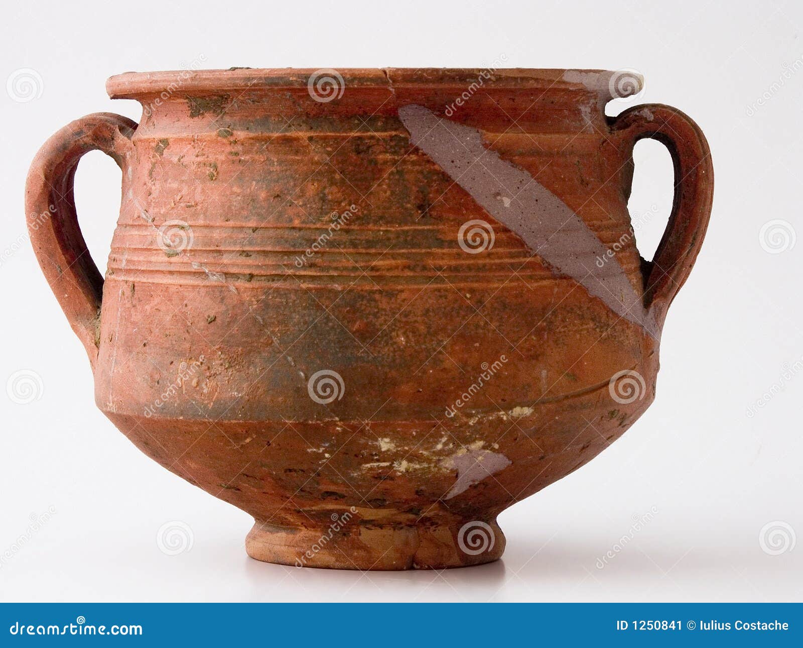 Antique container stock image. Image of isolated, spiral 1250841