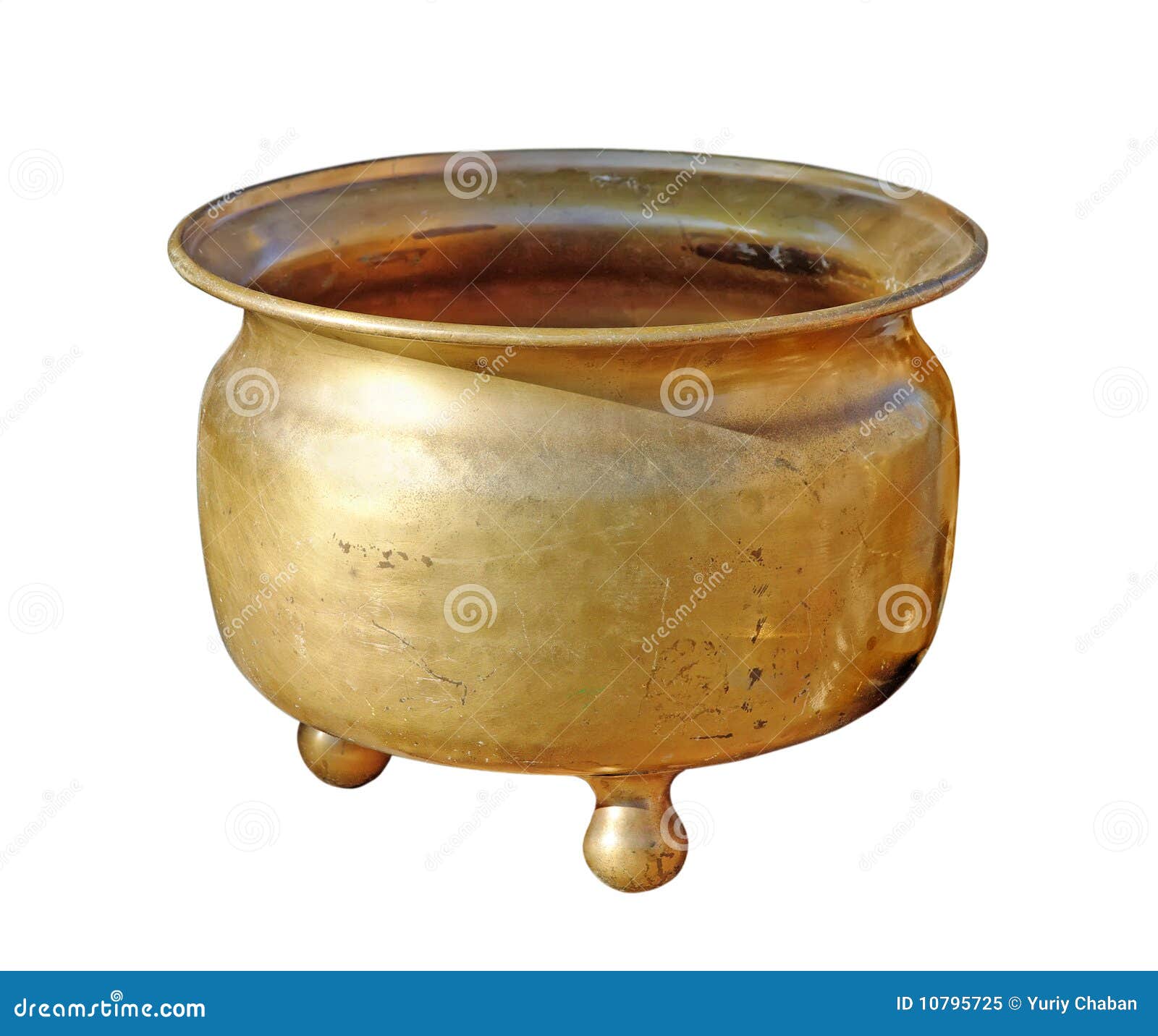 antique copper chamber-pot