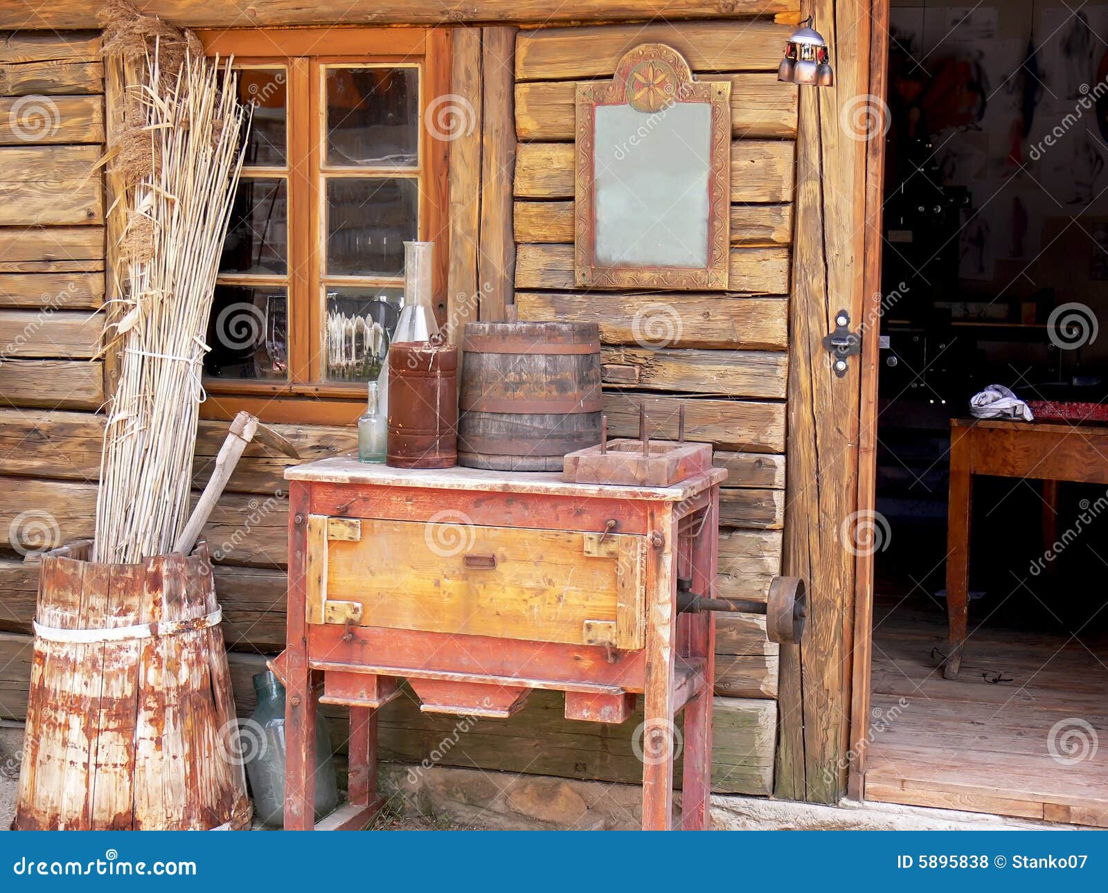 Antique cottage stock photo. Image of ages, skill, shaped 5895838