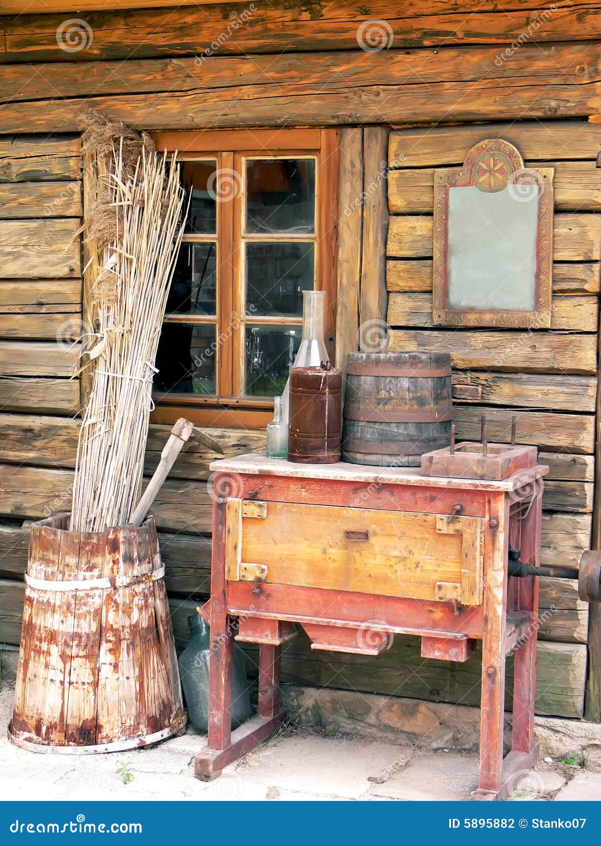 Antique cottage stock photo. Image of trade, ages, crafts 5895882