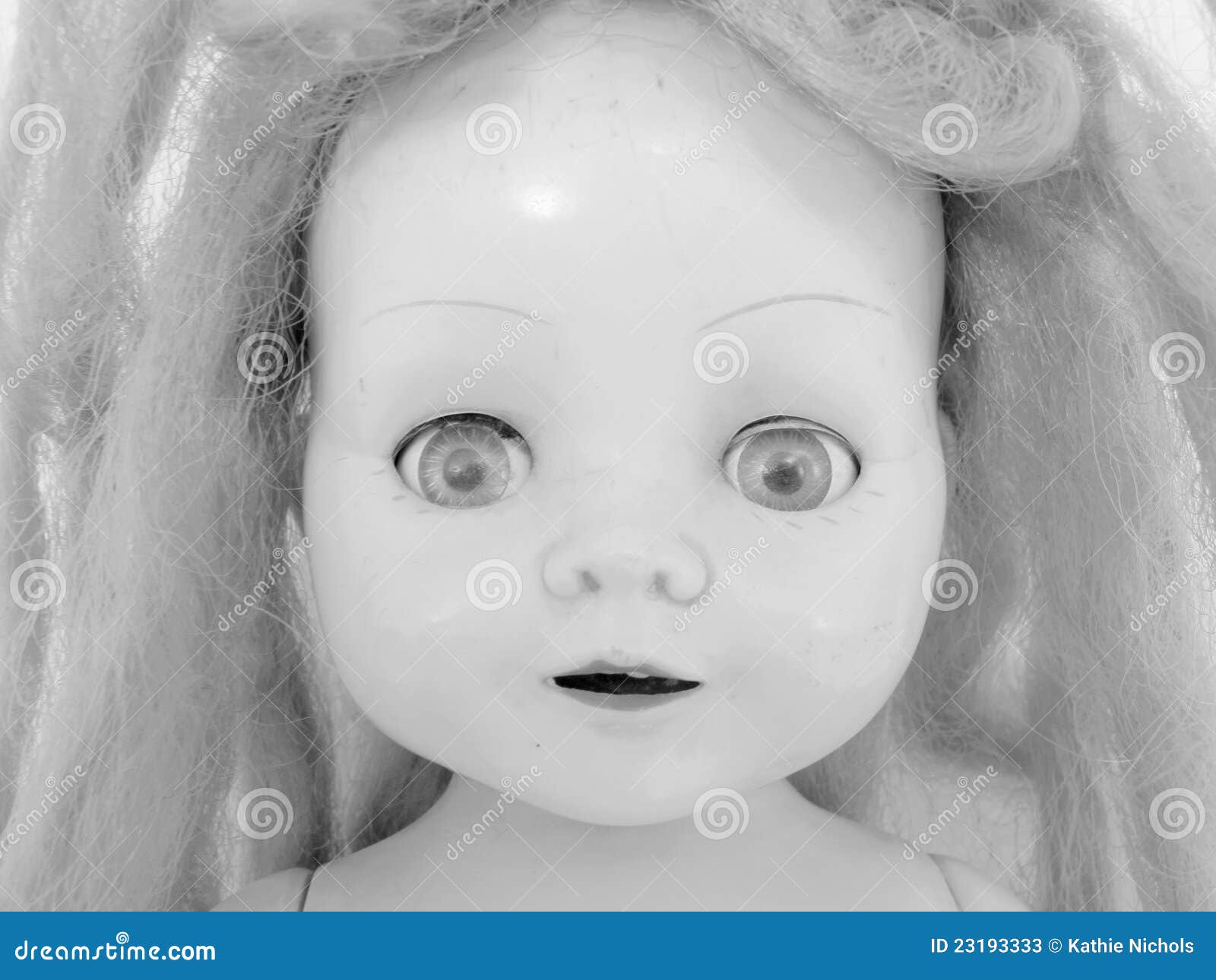 Antique Doll Face 1 stock image. Image of plastic, concept 23193333