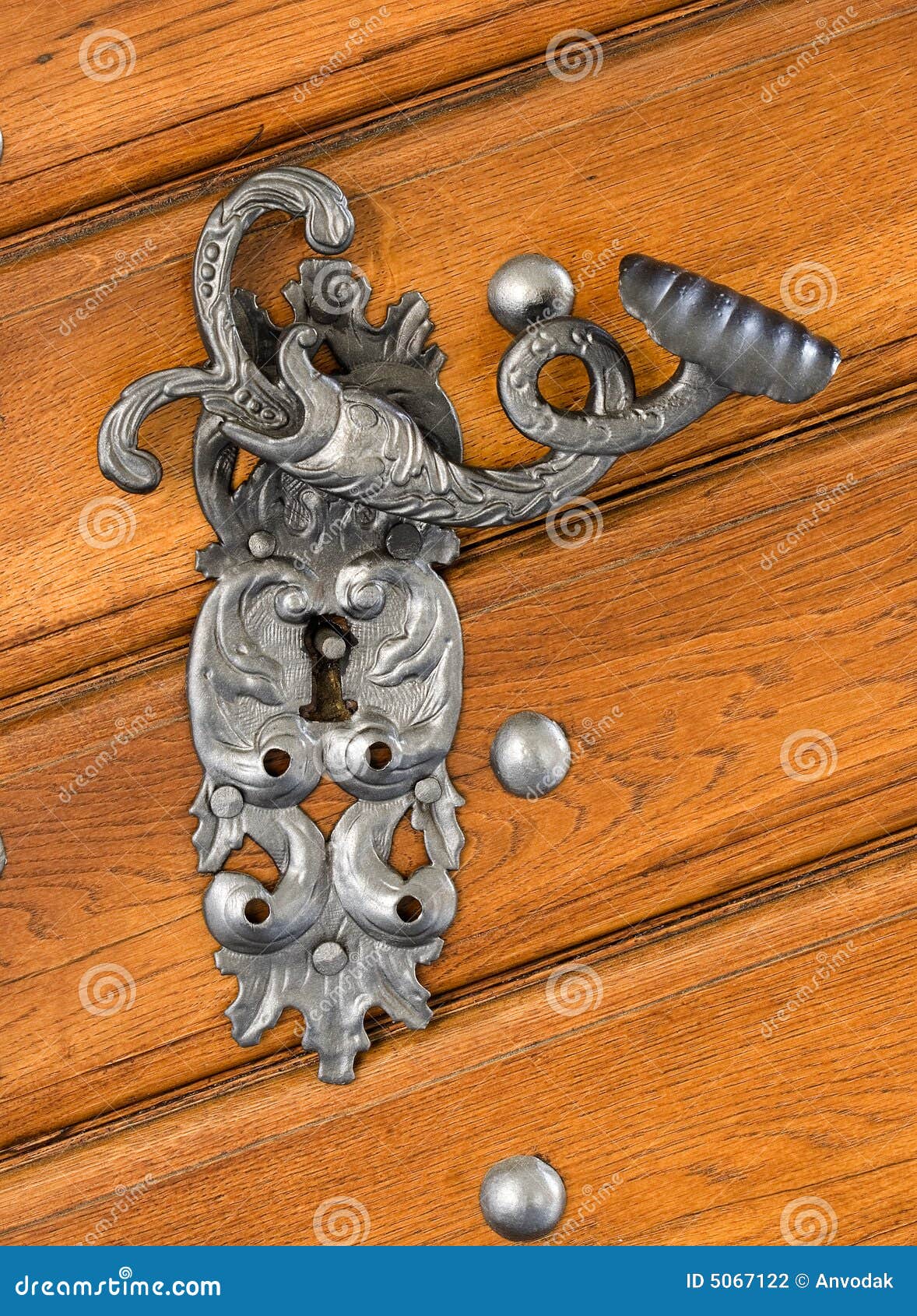 Antique Door Handle Picture. Image 5067122