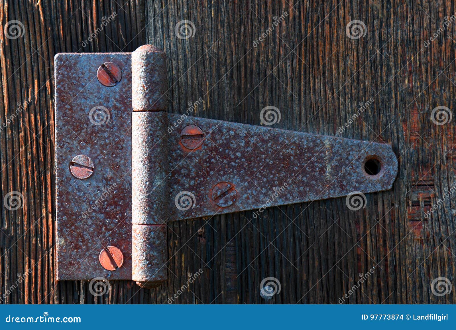 Antique Door Hinge stock photo. Image of rusting, abstract 97773874