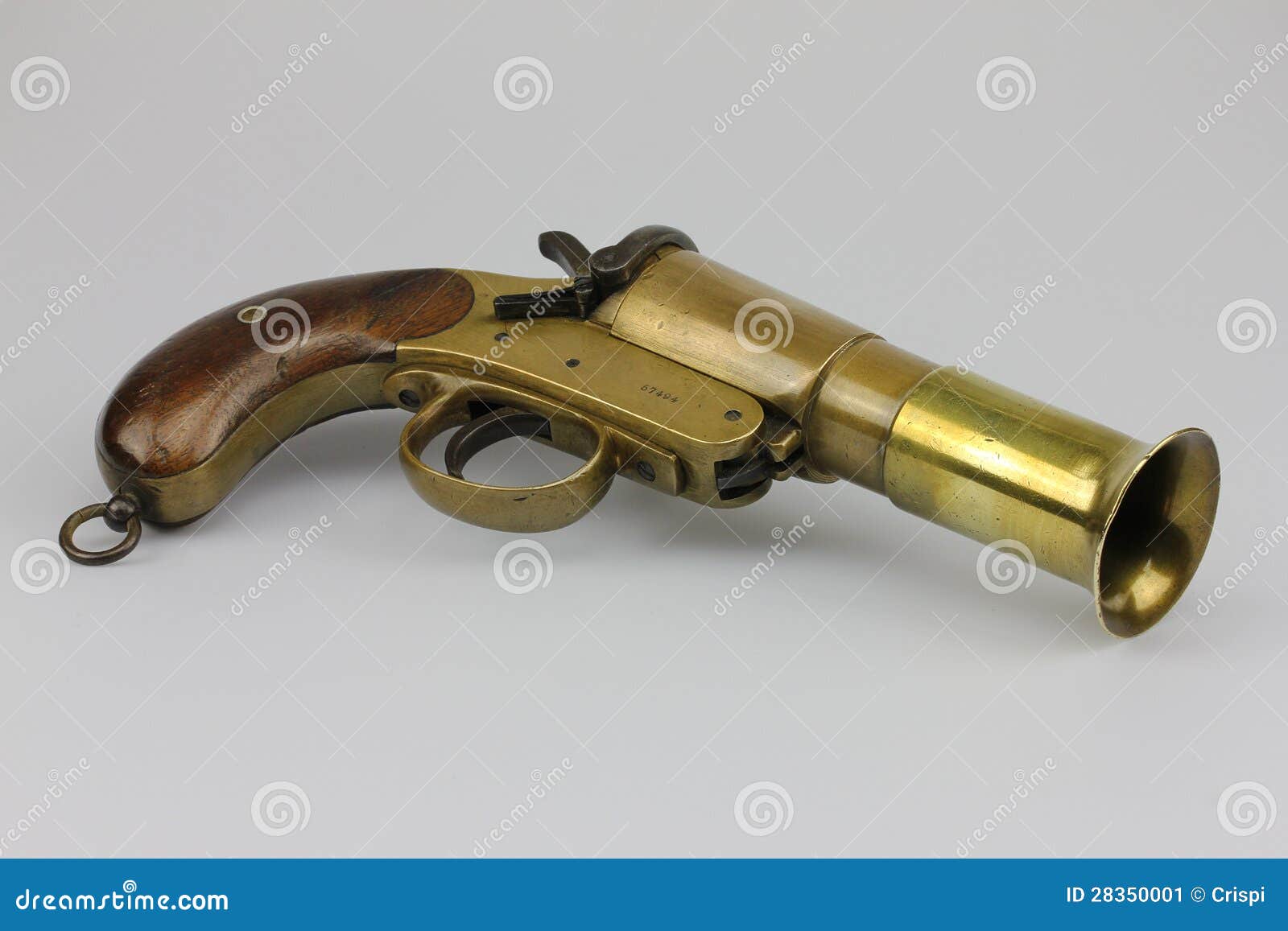 Antique flare gun stock image. Image of flare, antique 28350001