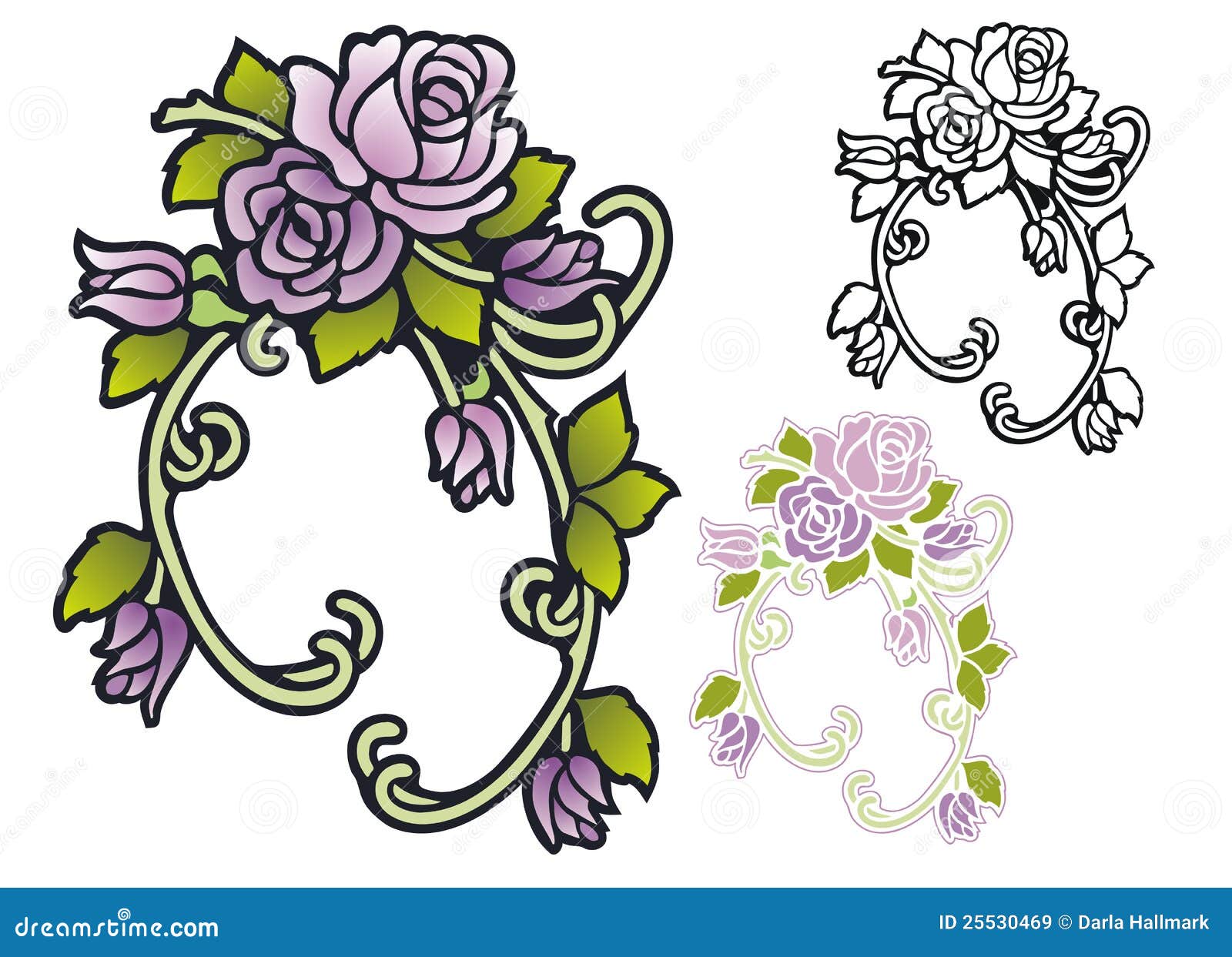 Antique floral swag stock vector. Illustration of vintage 25530469