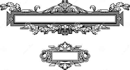 Antique Frame Engraving stock vector. Illustration of baroque - 15711878