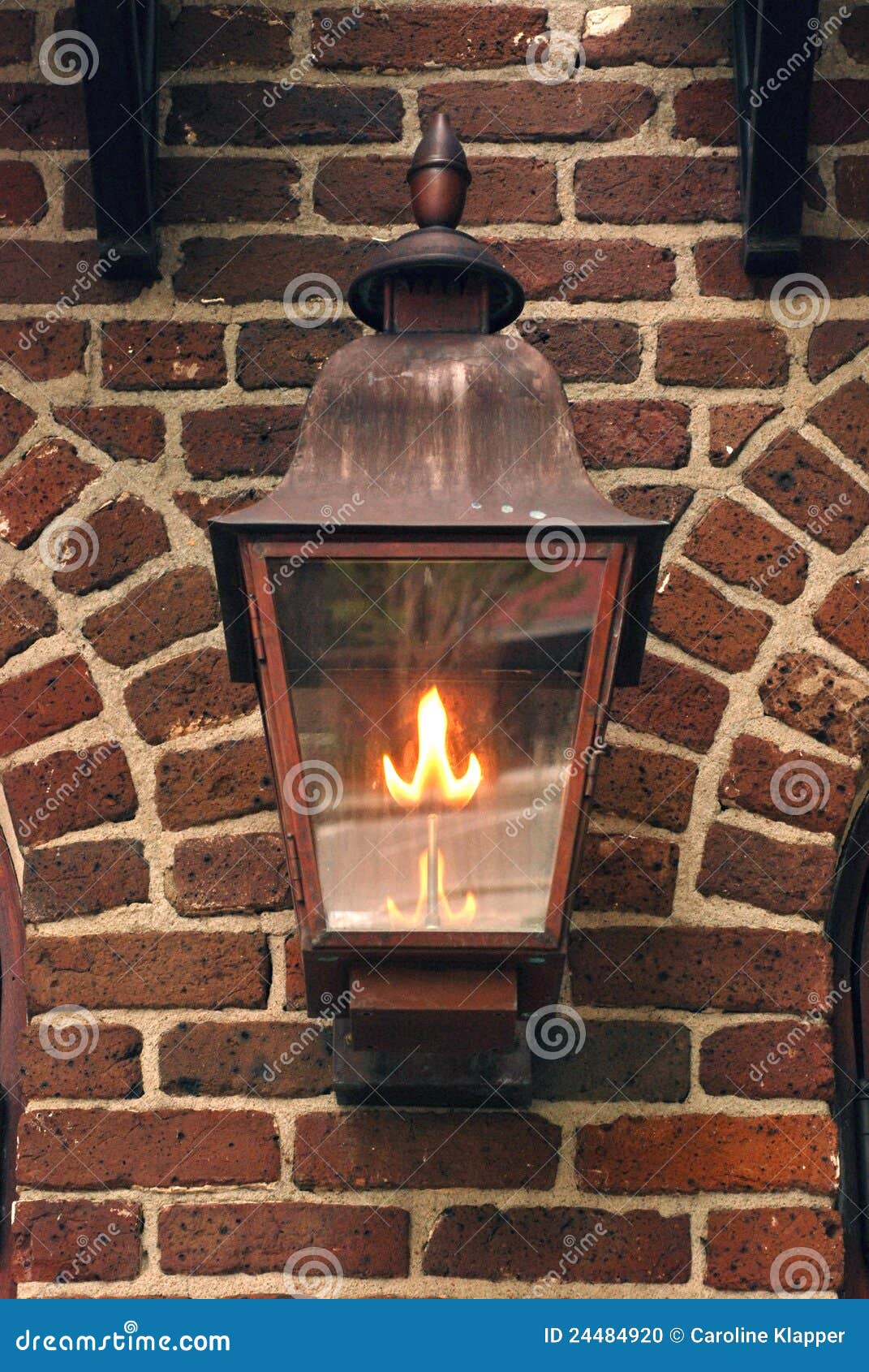 Antique Gas Light Stock Photo Image 24484920