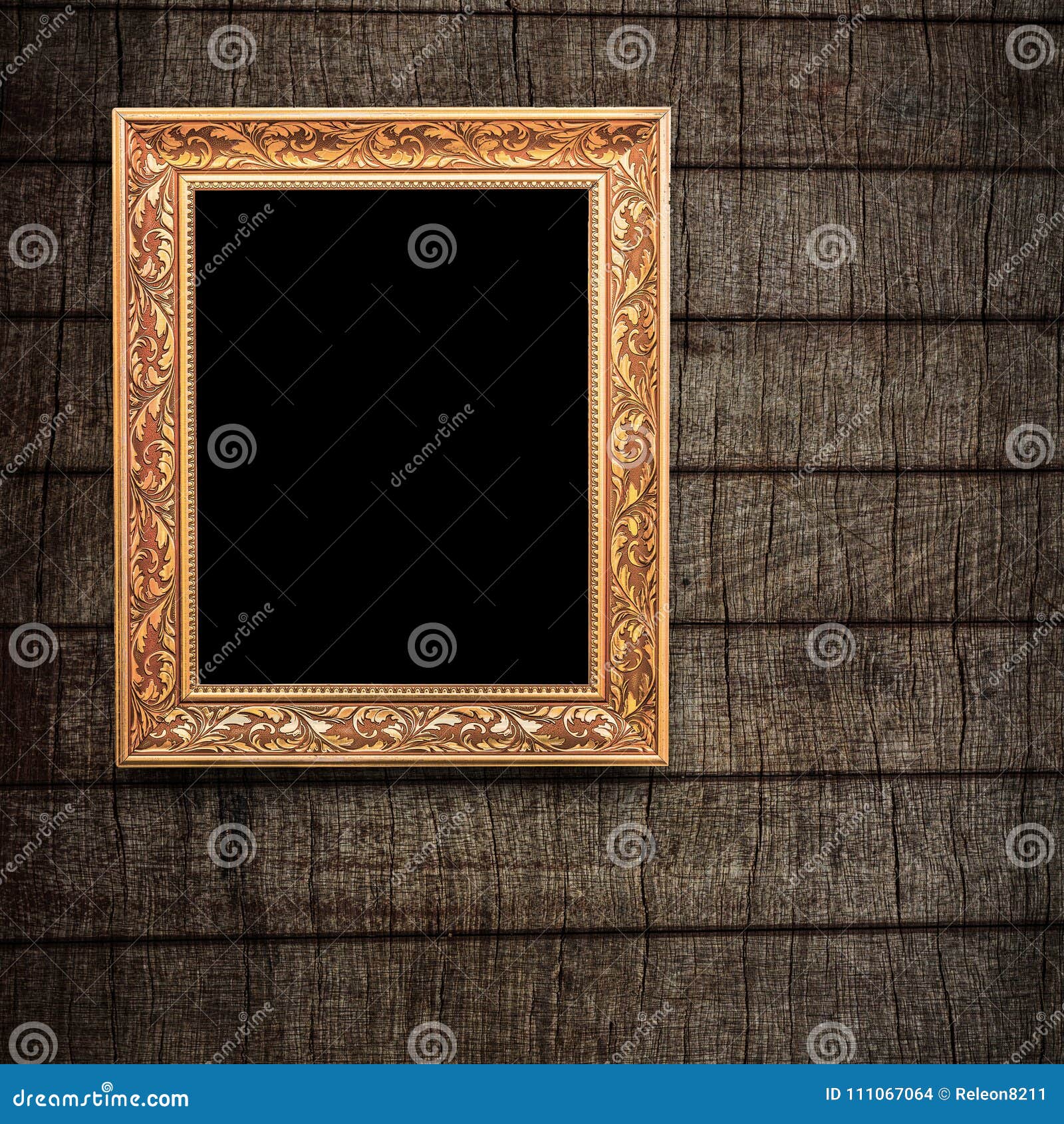 Antique gilded frame stock photo. Image of dark, gold 111067064