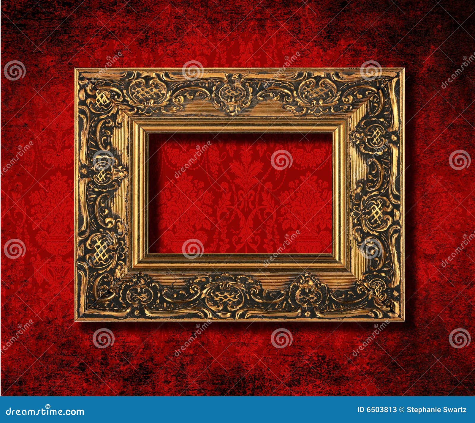 Antique gold frame stock image. Image of corrode, finish 6503813