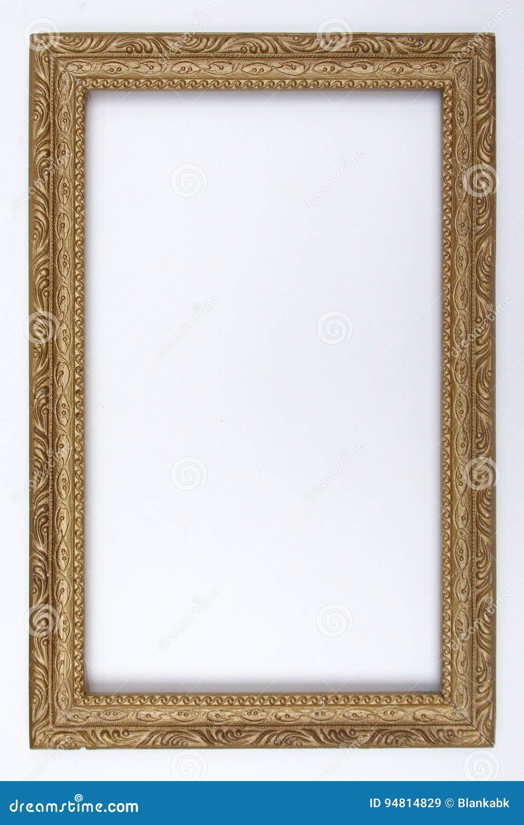 Antique gold wood frame stock image. Image of object 94814829