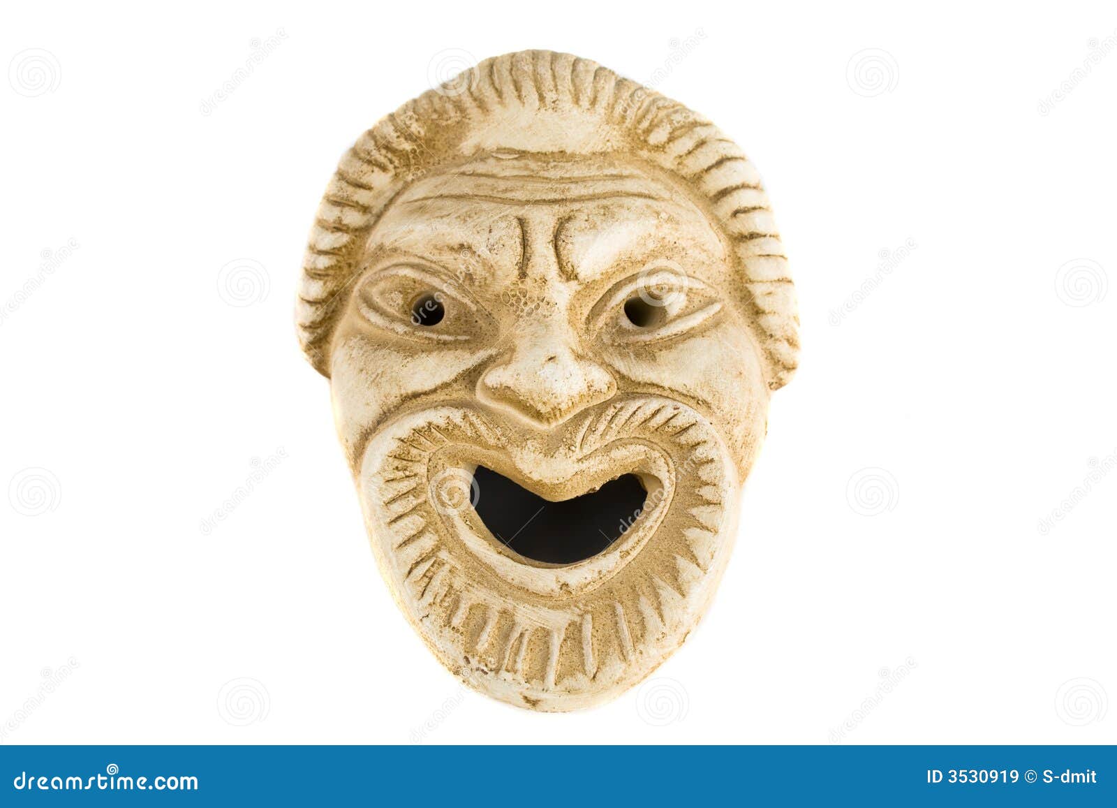 Antique greek mask editorial stock image. Image of indigenous 3530919