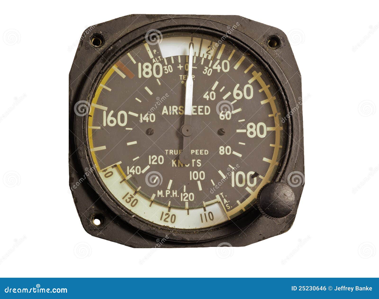 Aviation Indicator Of Oil Temperature And Oil Pressure And Fuel