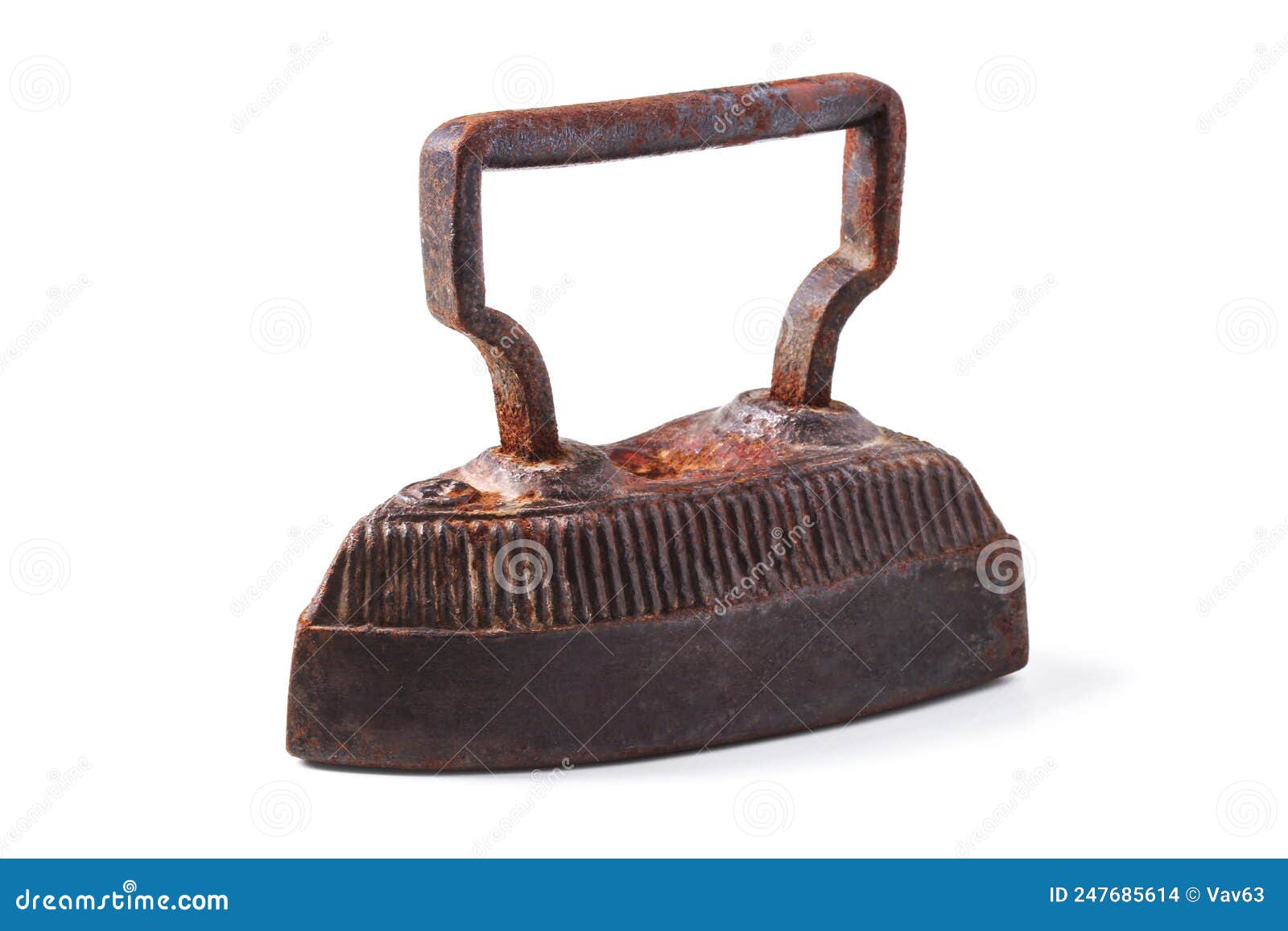 Antique iron iron stock photo. Image of appliance, metallic 247685614