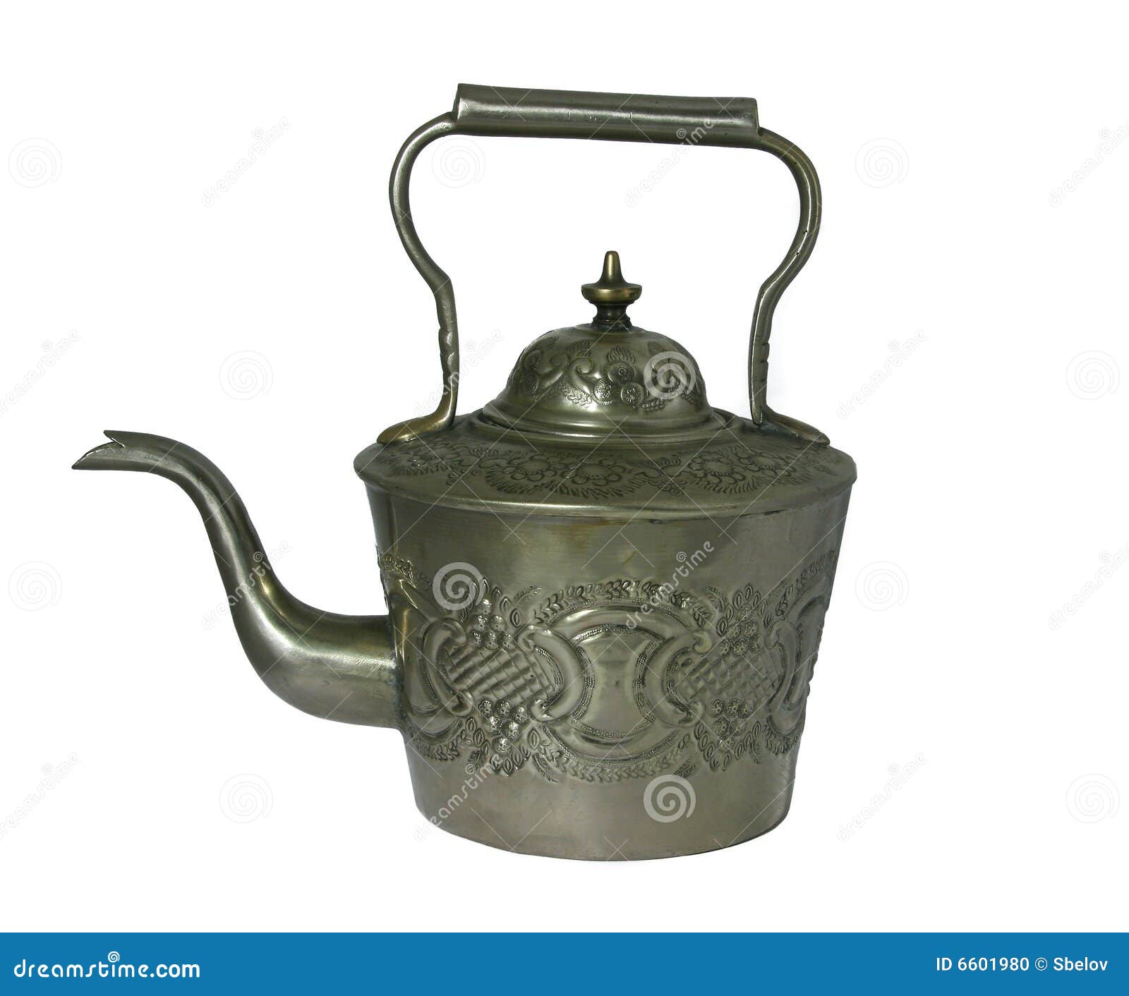 Antique kettle stock photo. Image of cook, teapot, background 6601980