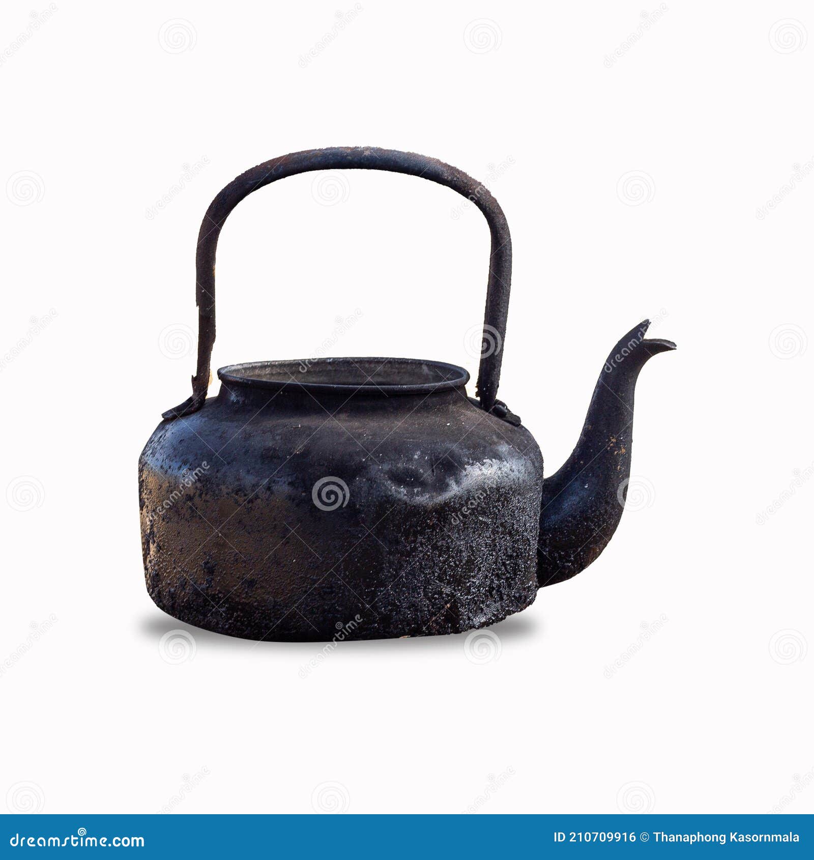 Antique kettle stock photo. Image of sculpture, brown 210709916