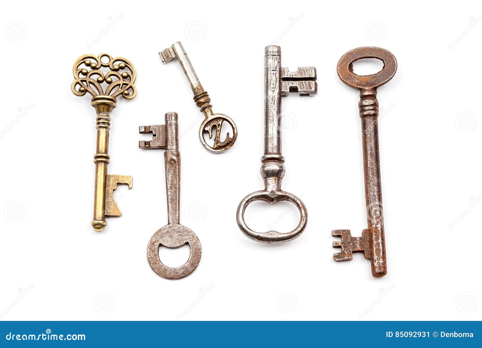 An antique key stock image. Image of design, unlock, concept 85092931