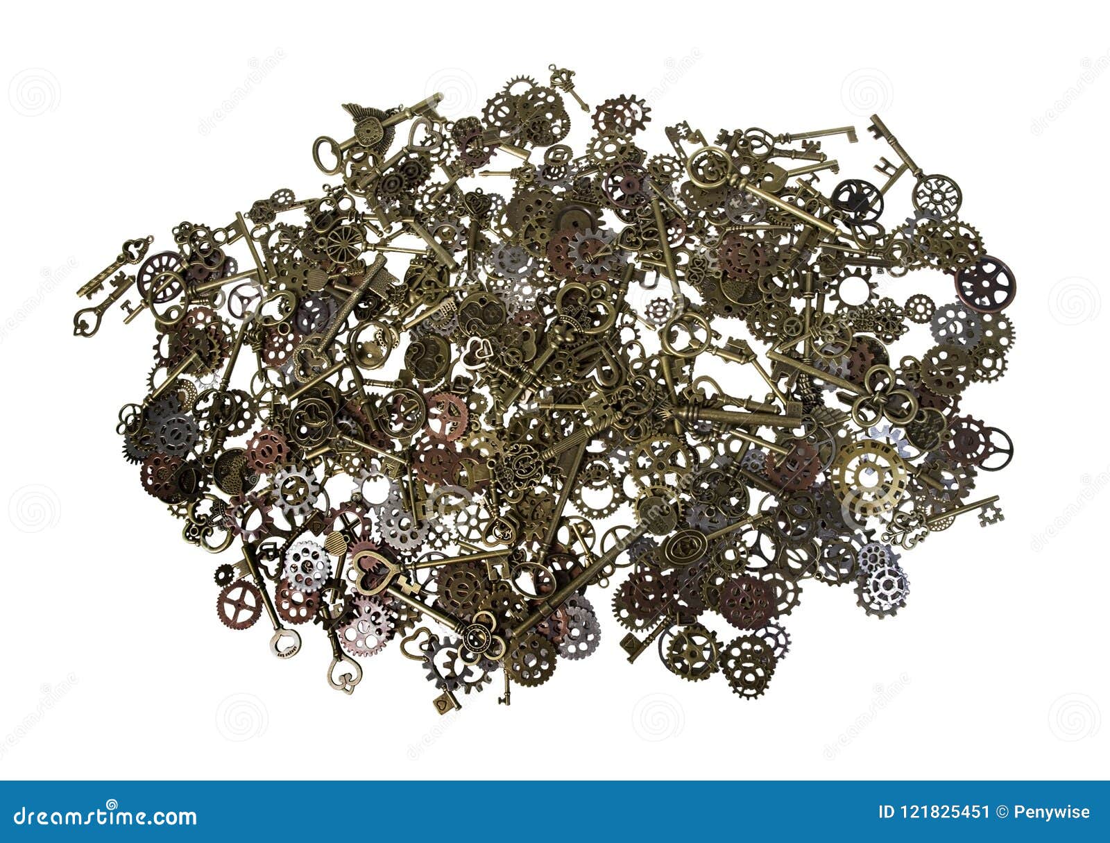 Antique Keys and Gears stock image. Image of turkish 121825451