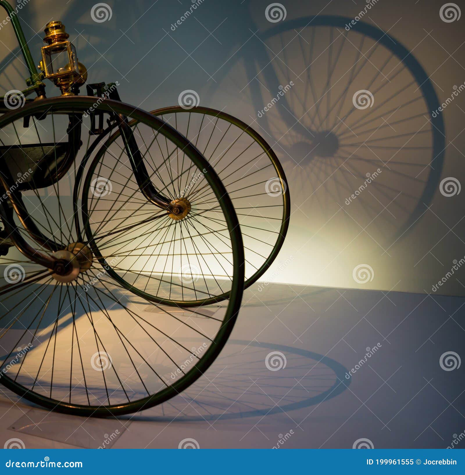 Antique Large Wheeled Bicycles. Stock Image Image of bicyclesjpg