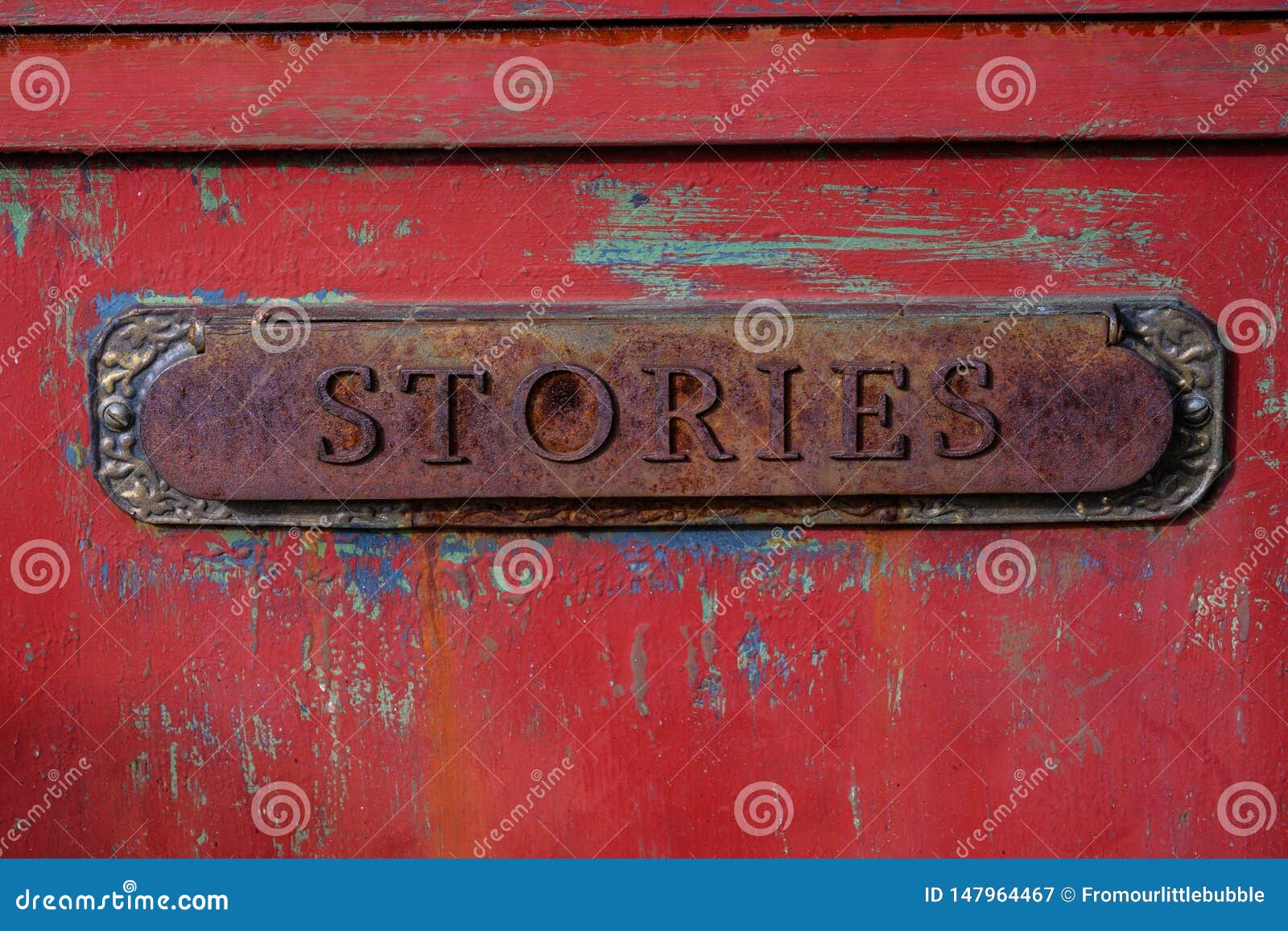 antique letter slot relabeled as stories