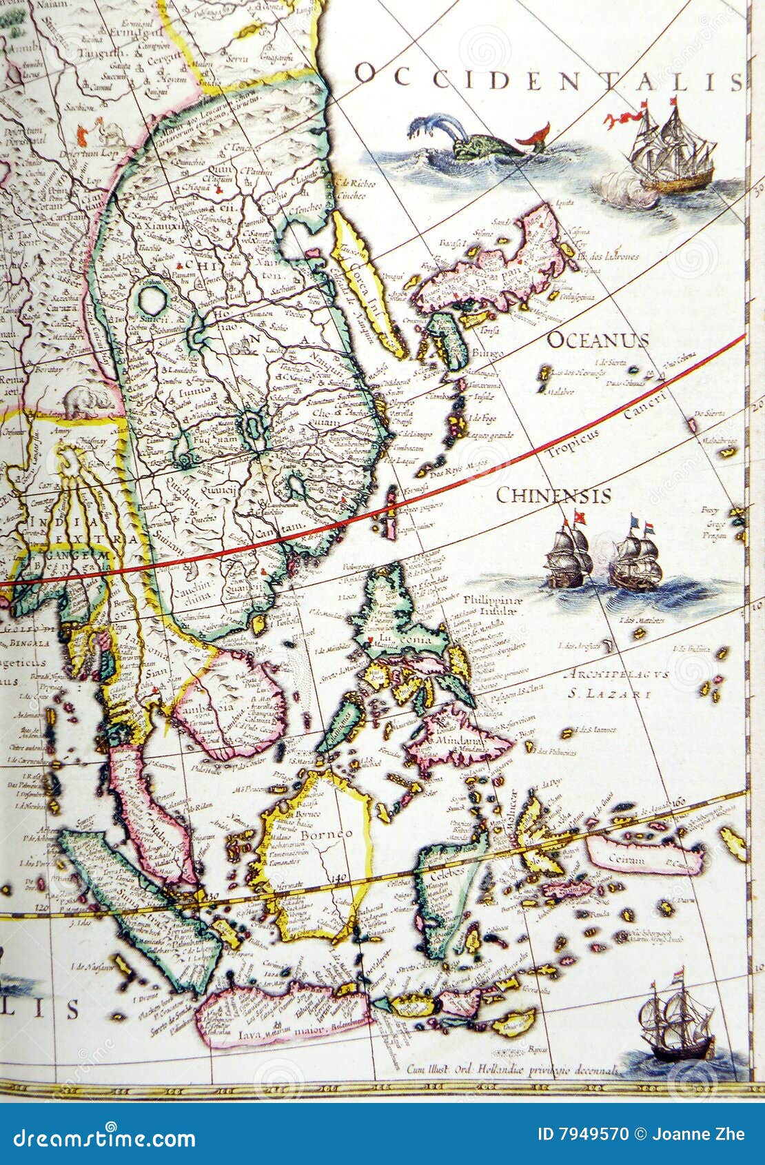 Antique Map, Southeast Asia Region Stock Photo - Image of Antique Map, Southeast Asia Region Stock Photo - Image of