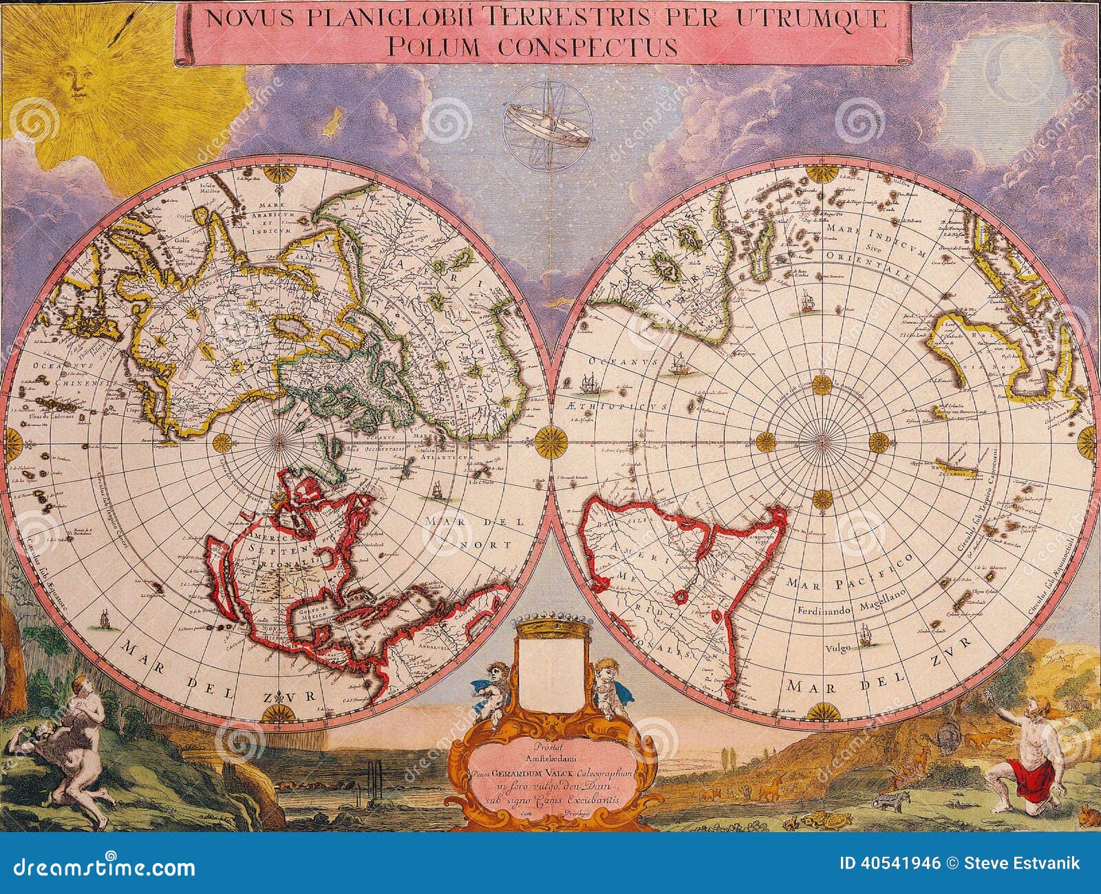antique maps of the world