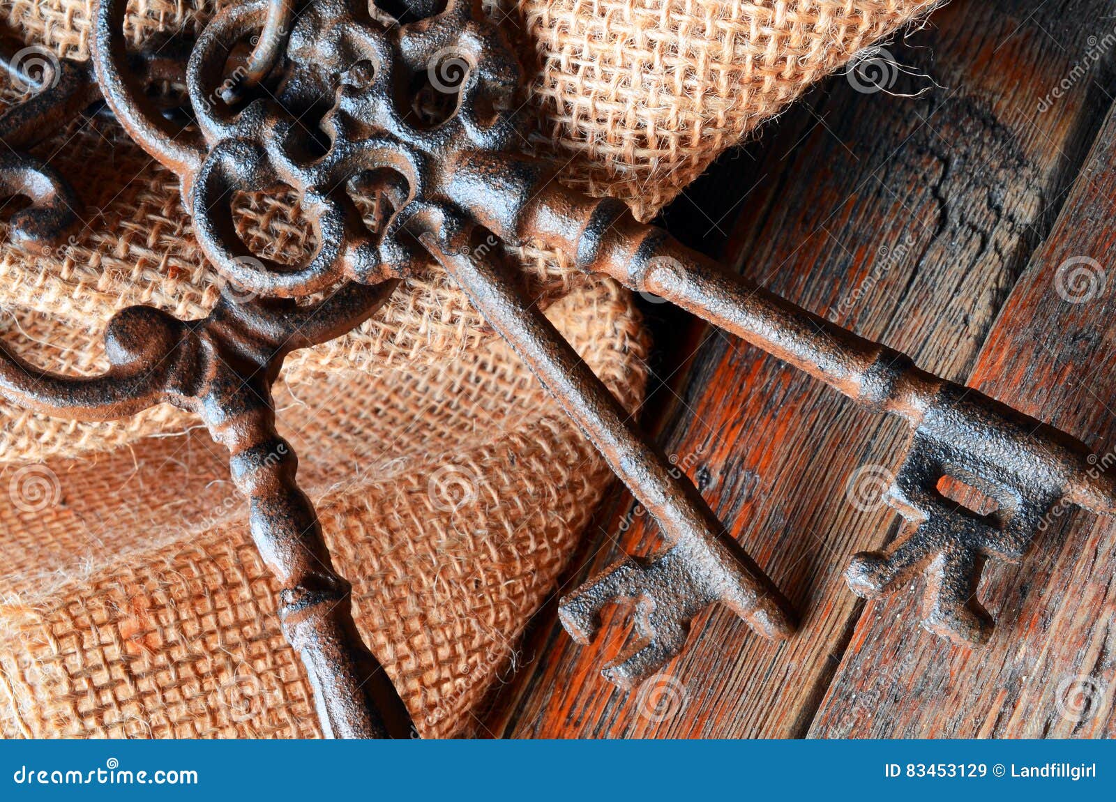 Antique Metal Keys stock image. Image of abstract, house 83453129