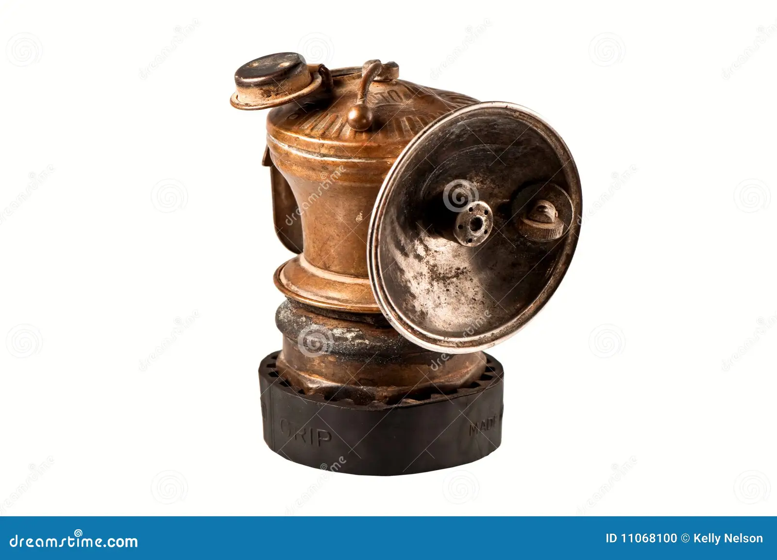 Antique mining lamp stock photo Image of container - 11068100