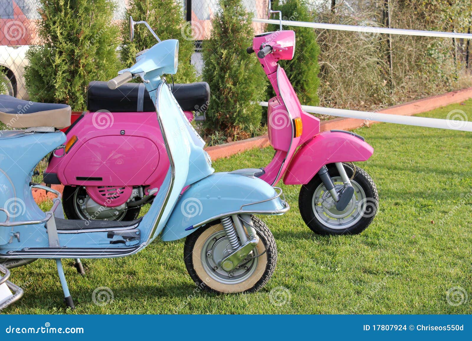 Antique Motor Scooters Stock Images  Image: 17807924