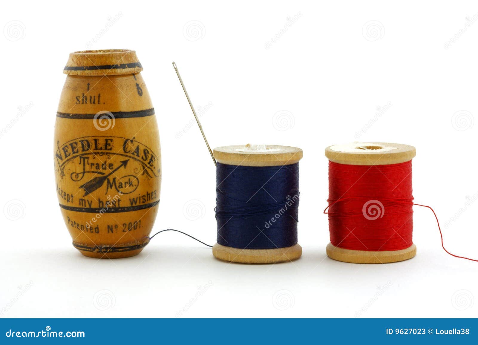 Antique needle case thread stock image. Image of size 9627023