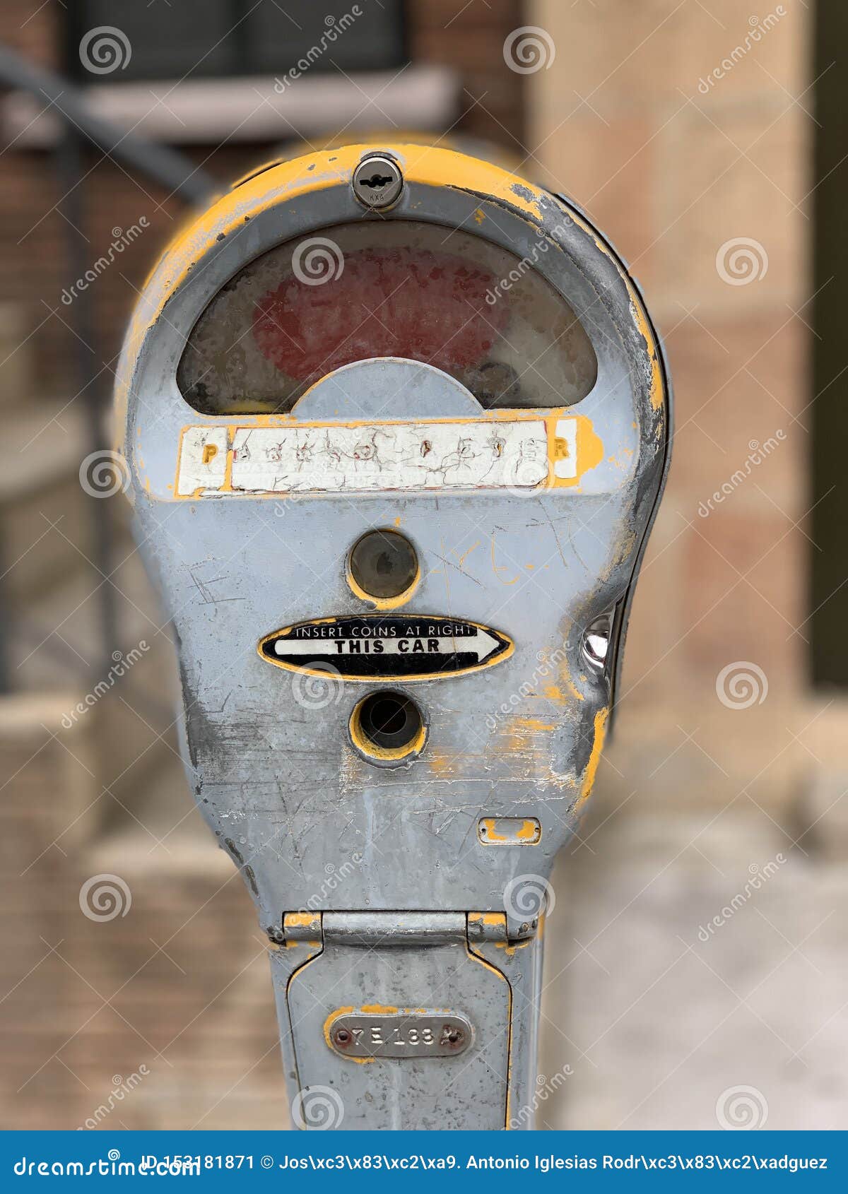 tijdschrift Correctie Kinderrijmpjes Antique parking meter stock image. Image of payment - 153181871