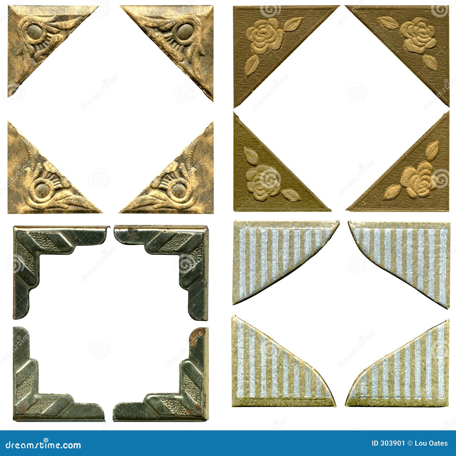 Antique Photo Corner Collection from Early 1900 S Stock Image Image