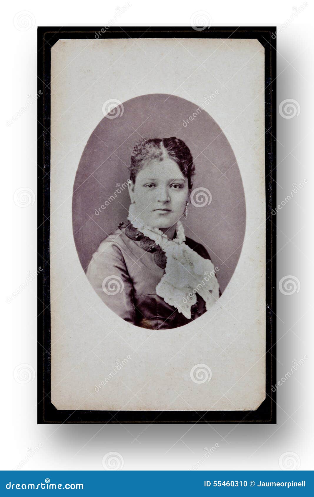 antique portrait of a lady