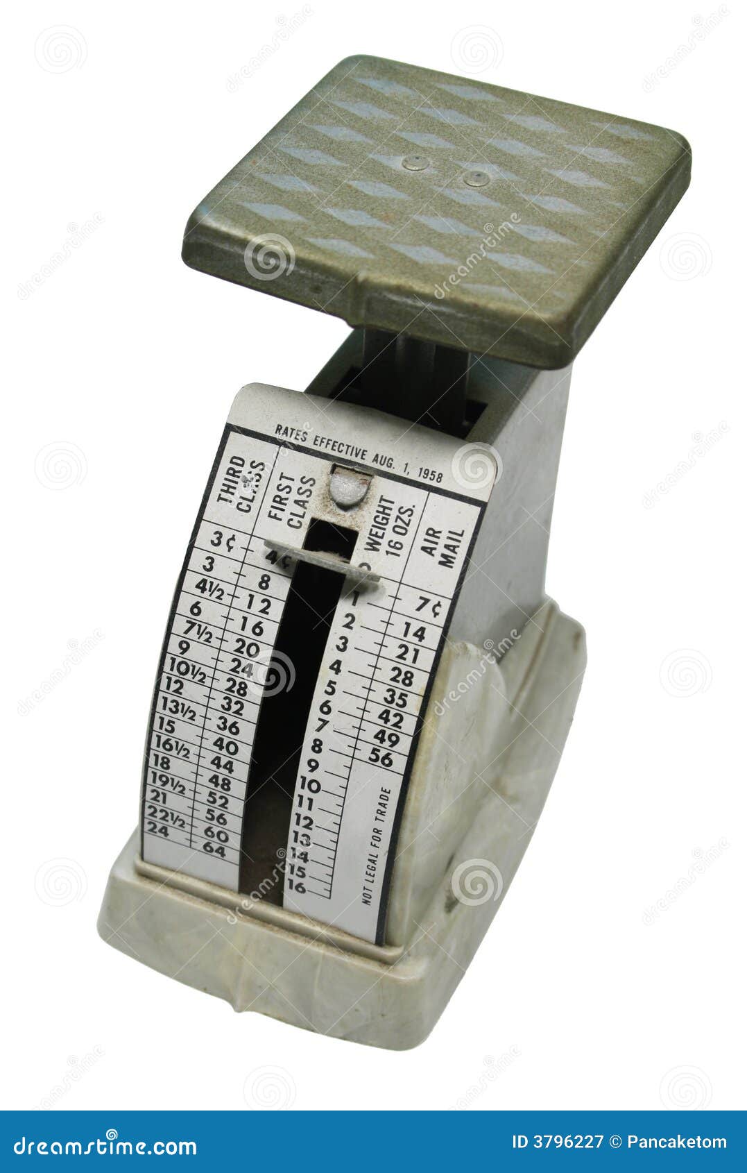 Antique postage scale stock image. Image of mail, plastic 3796227