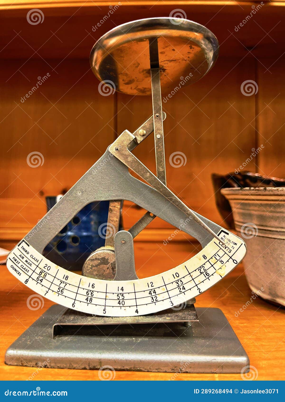 Vintage Postal Pendulum Scales For Weighing Letters Isolated On White  Background Stock Photo - Download Image Now - iStock