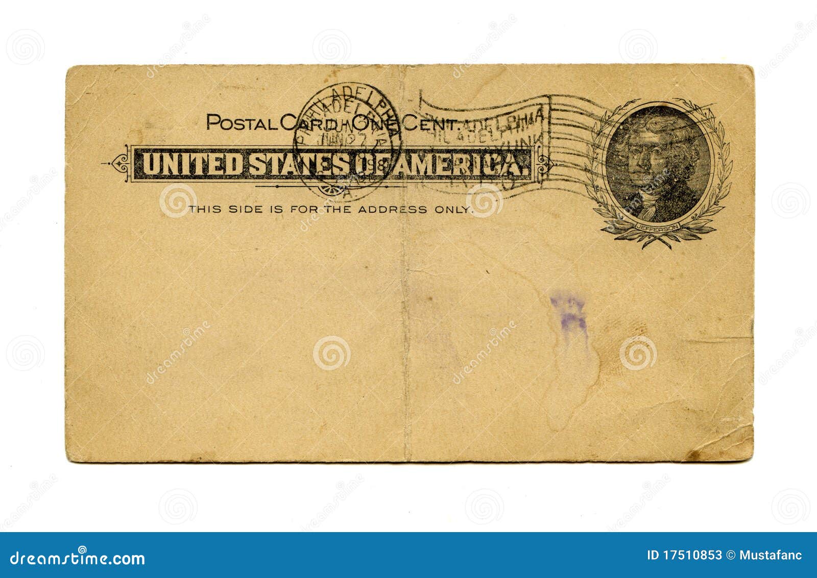 Antique postcard editorial stock photo. Image of style 17510853