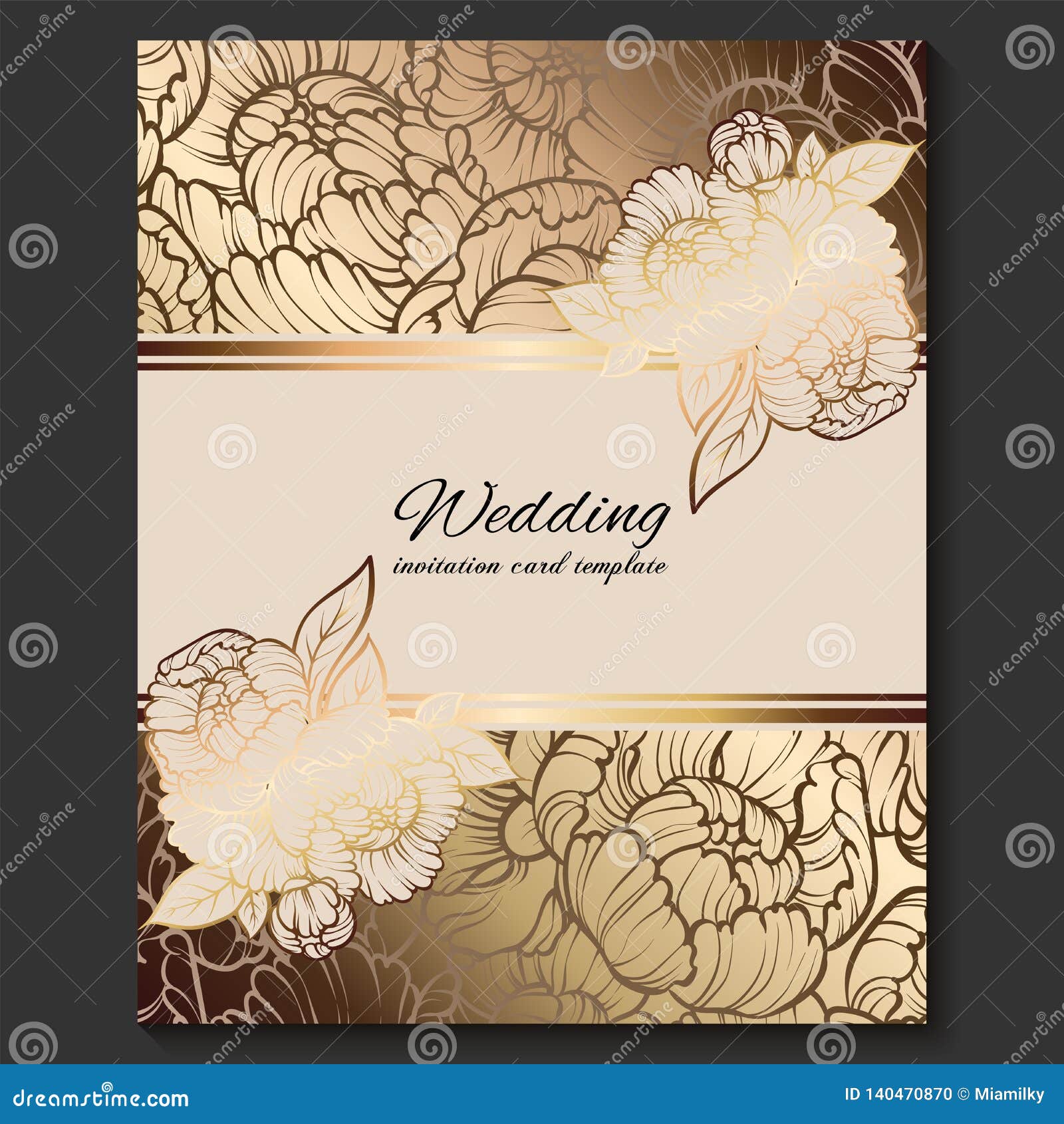 Bạn đang tìm kiếm một thiệp cưới độc đáo và sang trọng để gửi tới khách mời của mình? Hãy thử xem hình ảnh của chúng tôi về thiệp cưới cổ điển sang trọng, màu vàng trên nền beige. Thiết kế độc đáo và tinh tế, chắc chắn sẽ làm cho ngày cưới của bạn trở nên đặc biệt hơn.