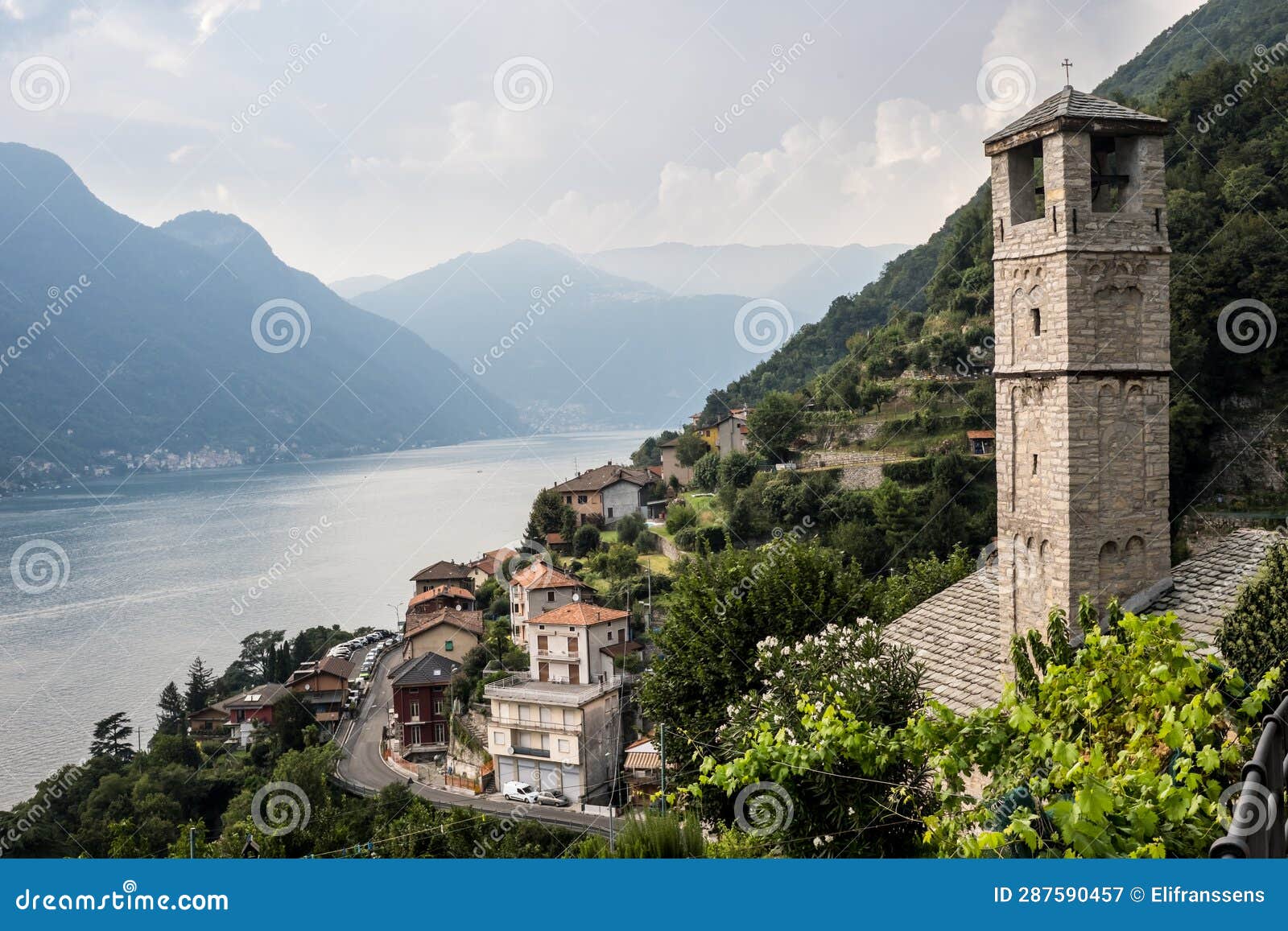 san miro church, pognana lario