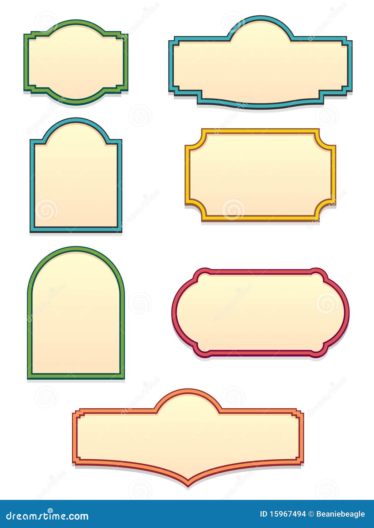 antique sign templates eps