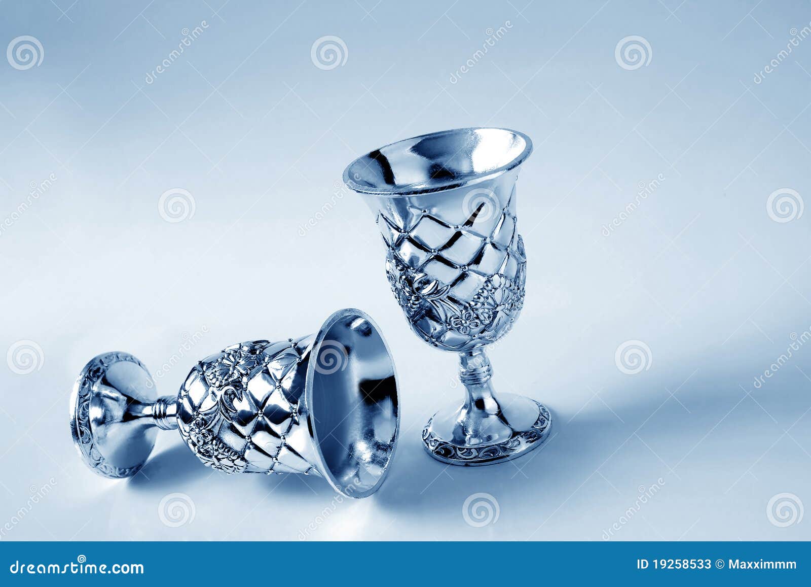 Antique silver cups stock image. Image of celebration - 19258533