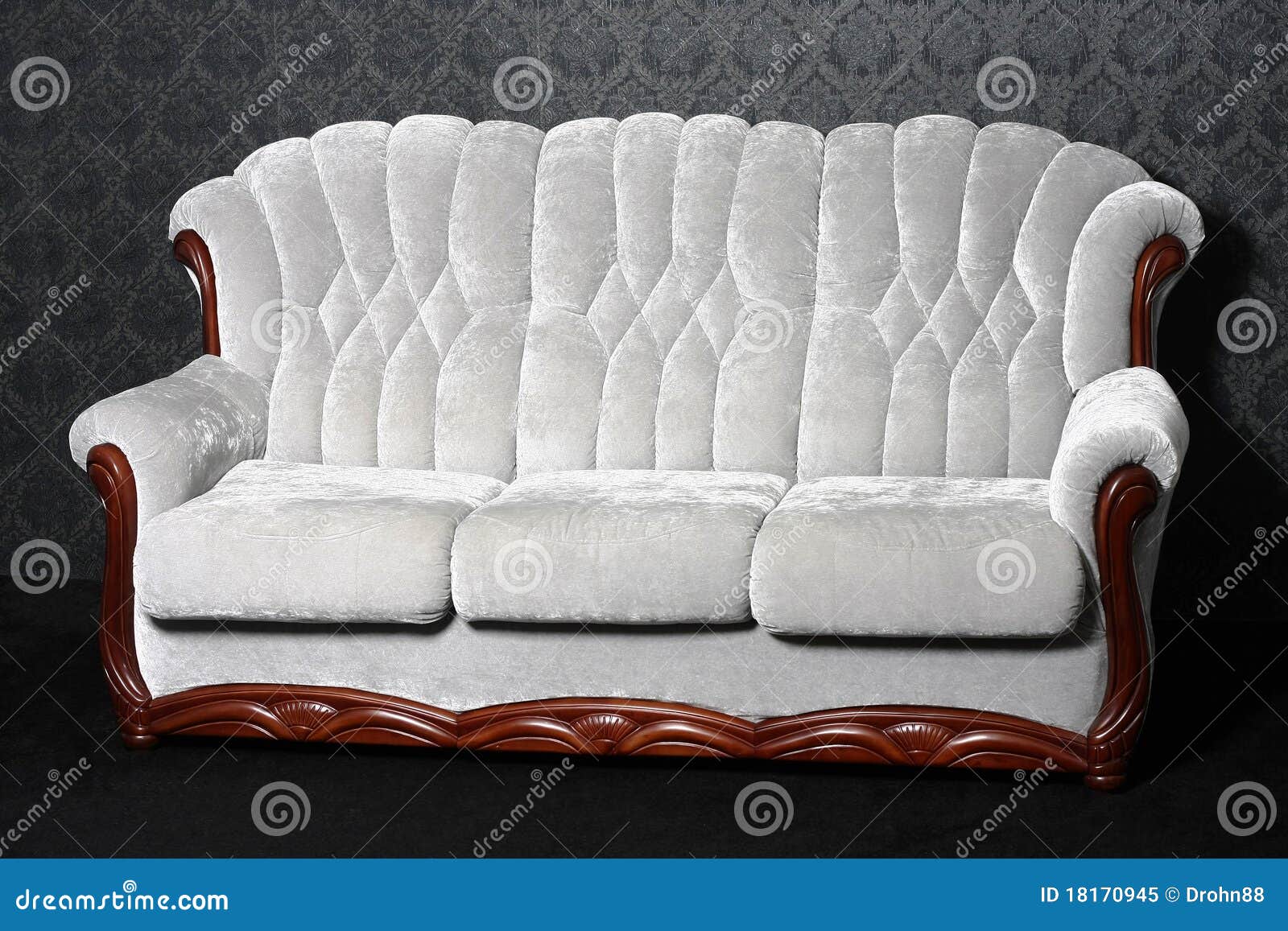 Antique sofa stock image. Image of fastened, loosen, retro 18170945