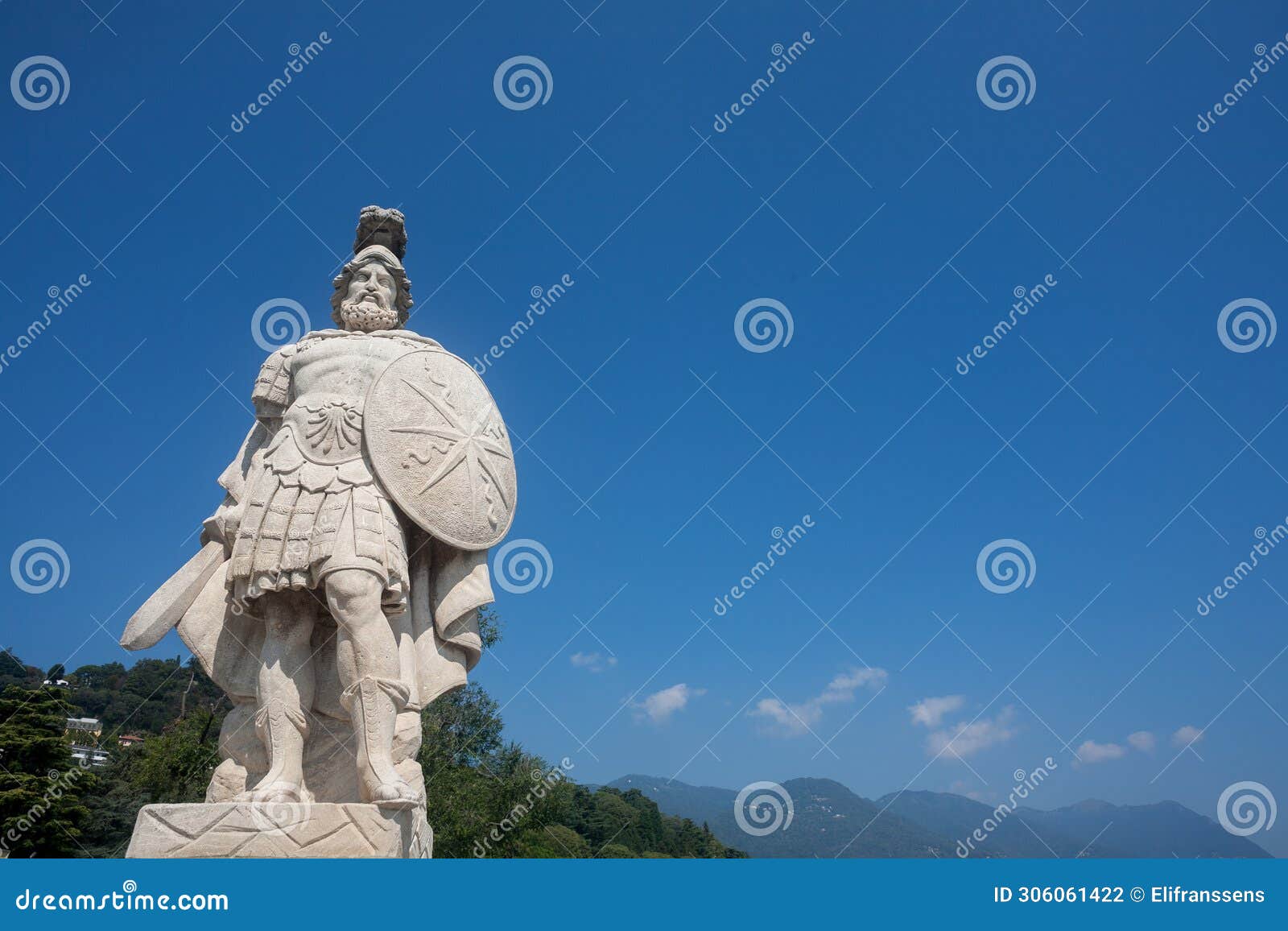 antique statue, villa olmo, como