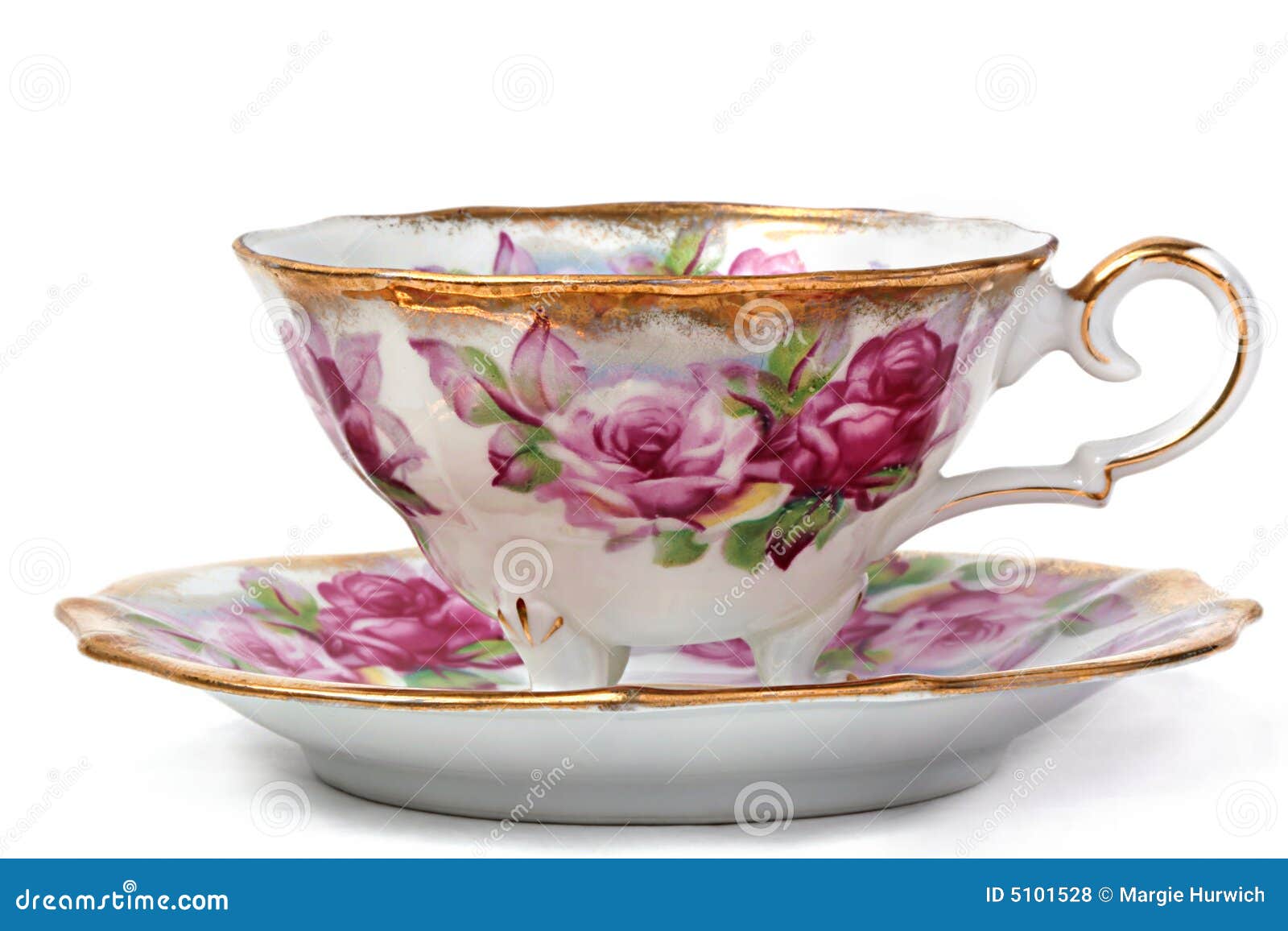 antique teacup and saucer