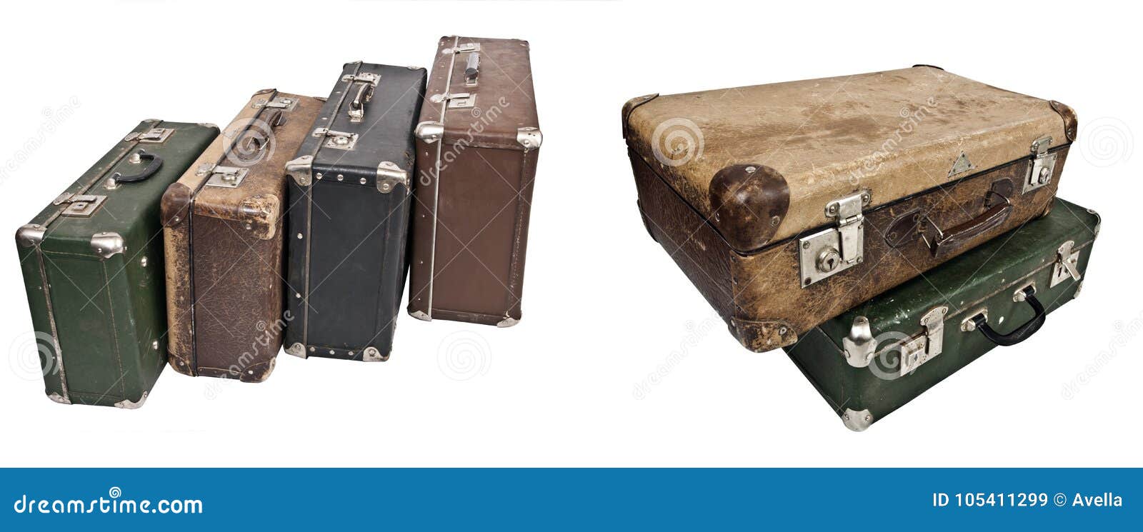 Antique treasure chests. stock image. Image of antique 105411299