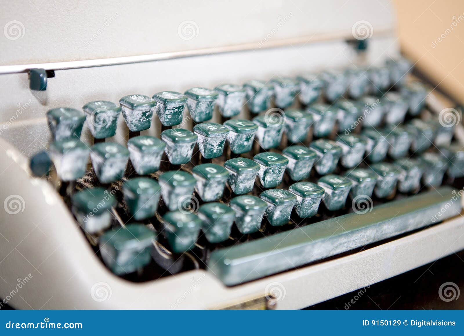 Antique Typewriter Keys stock image. Image of vintage 9150129