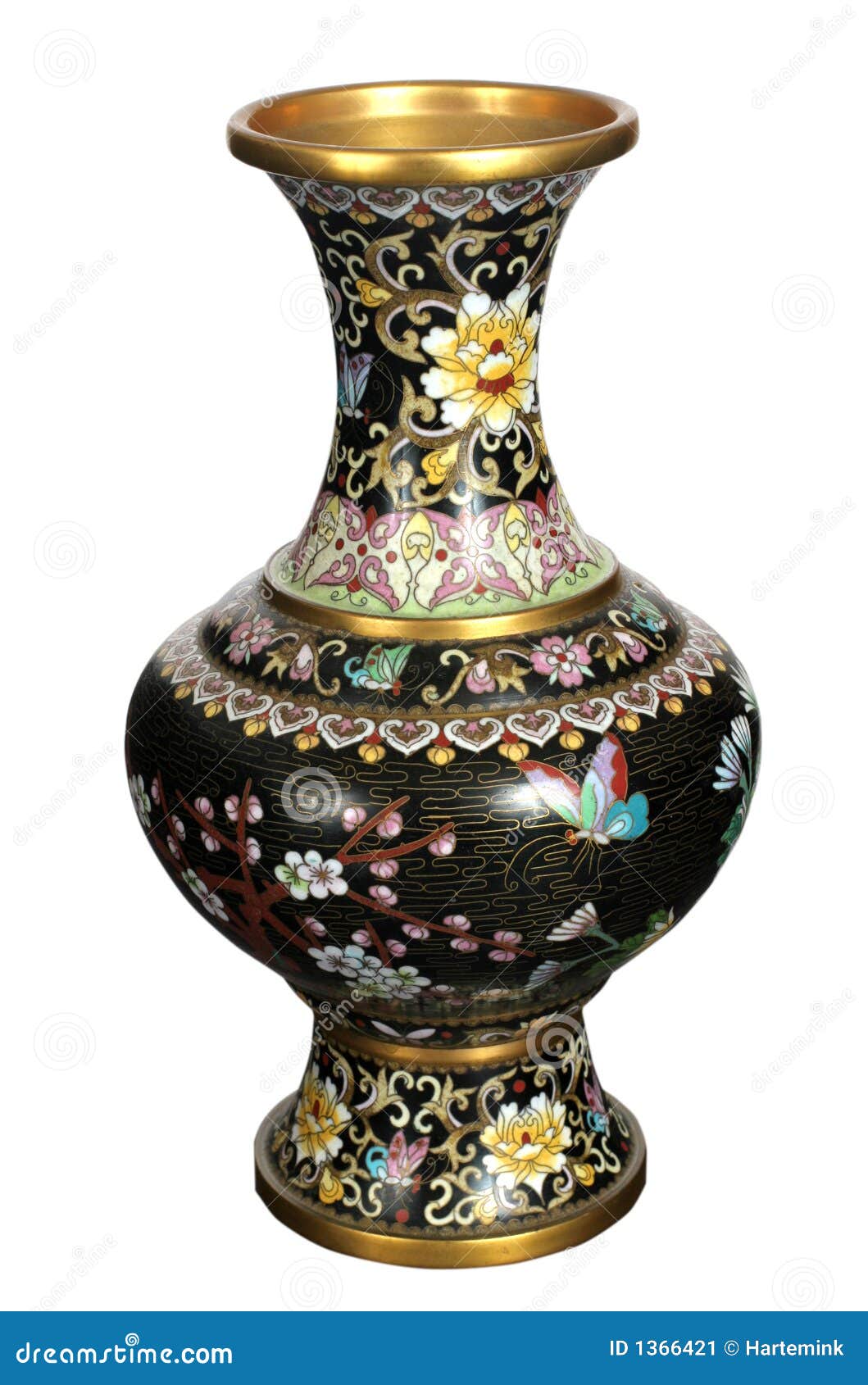 Antique Vase stock image. Image of golden, beautiful, patterns 1366421
