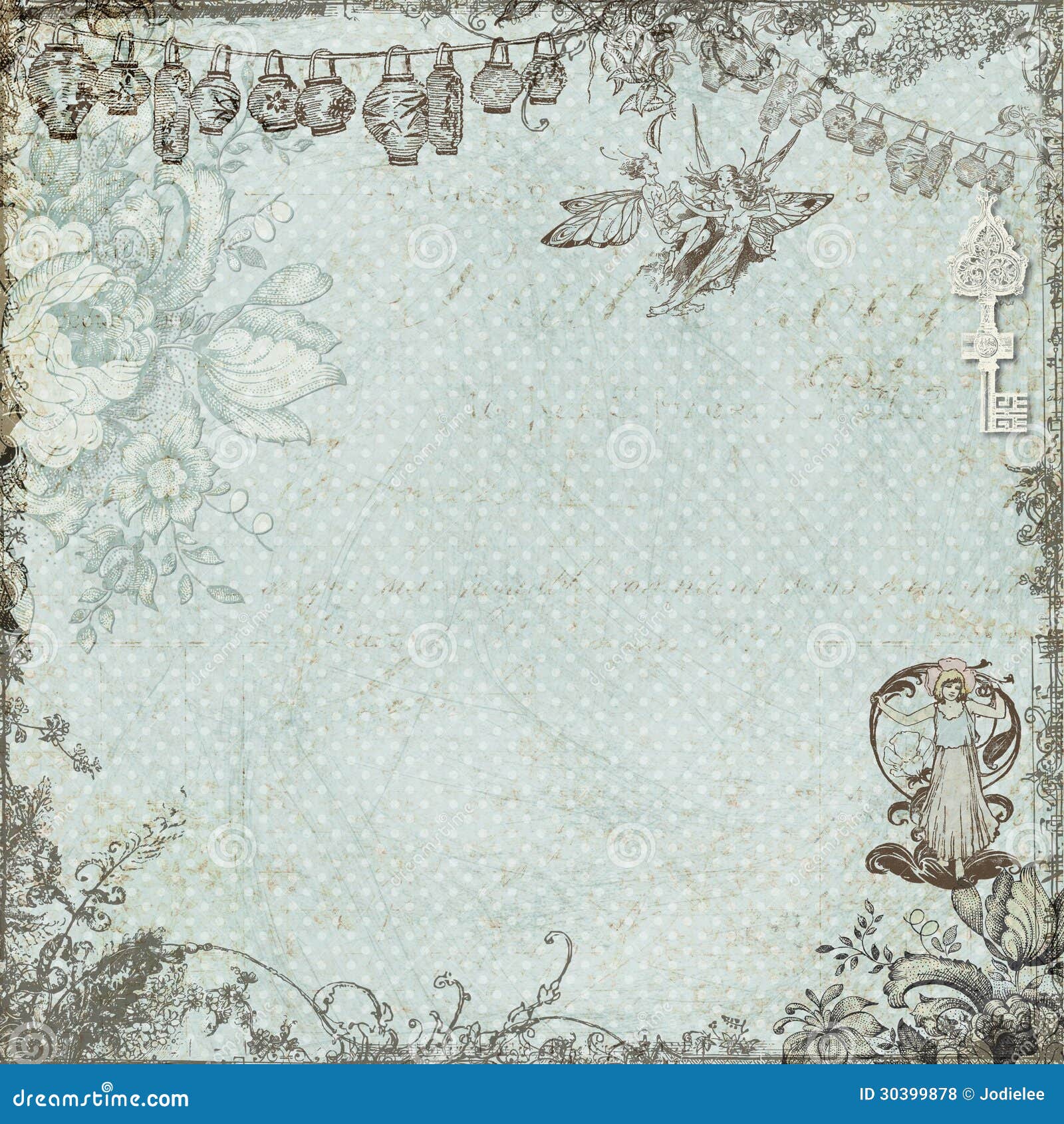 free antique fairy clipart