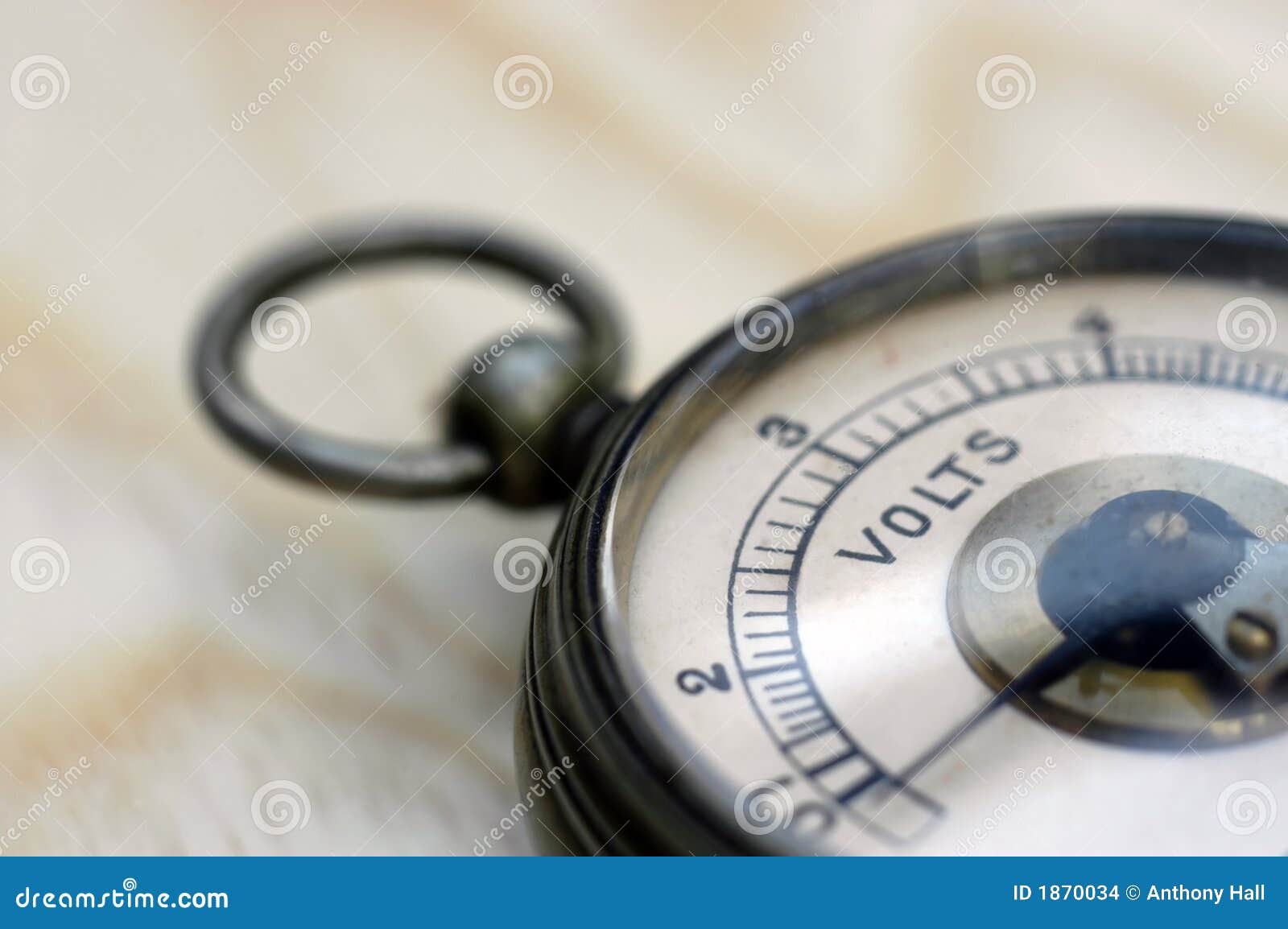 Antique Voltmeter Close View 1 Stock Photo Image of fashioned, checking 1870034