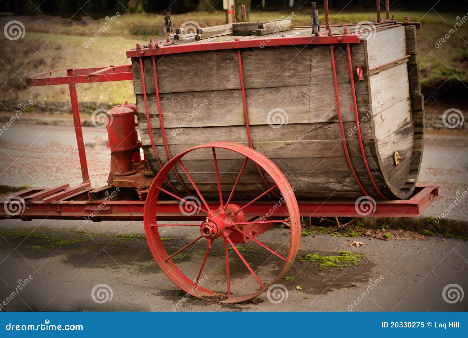 Antique Water Wagon. Royalty Free Stock Photo Image 20330275