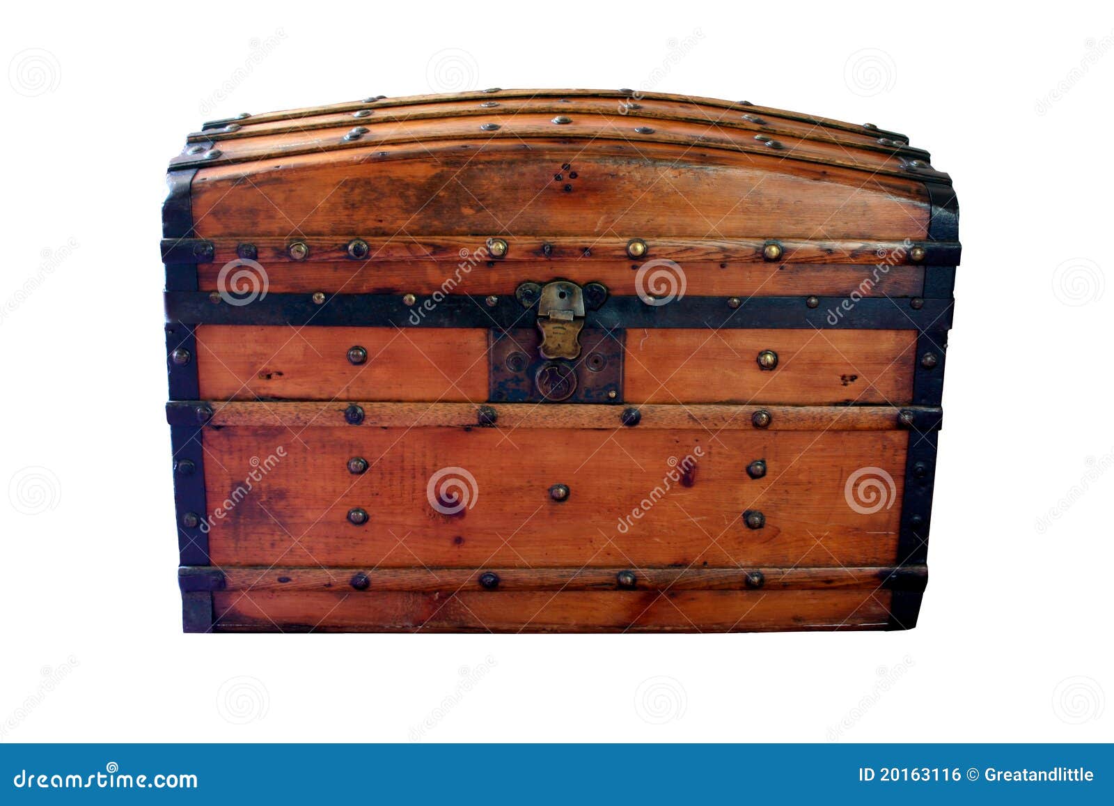 Antique wooden chest stock photo. Image of worn, treasure - 20163116